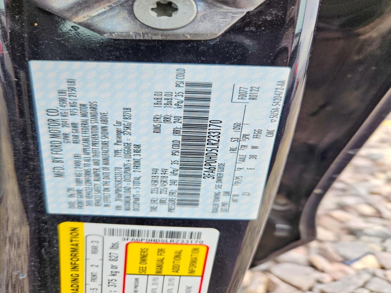 Ford Fusion Se