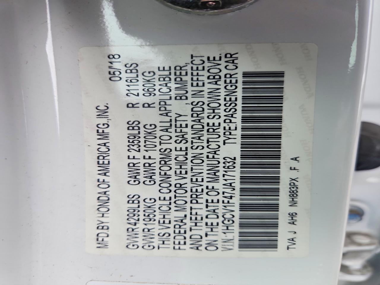 Honda Accord Ex
