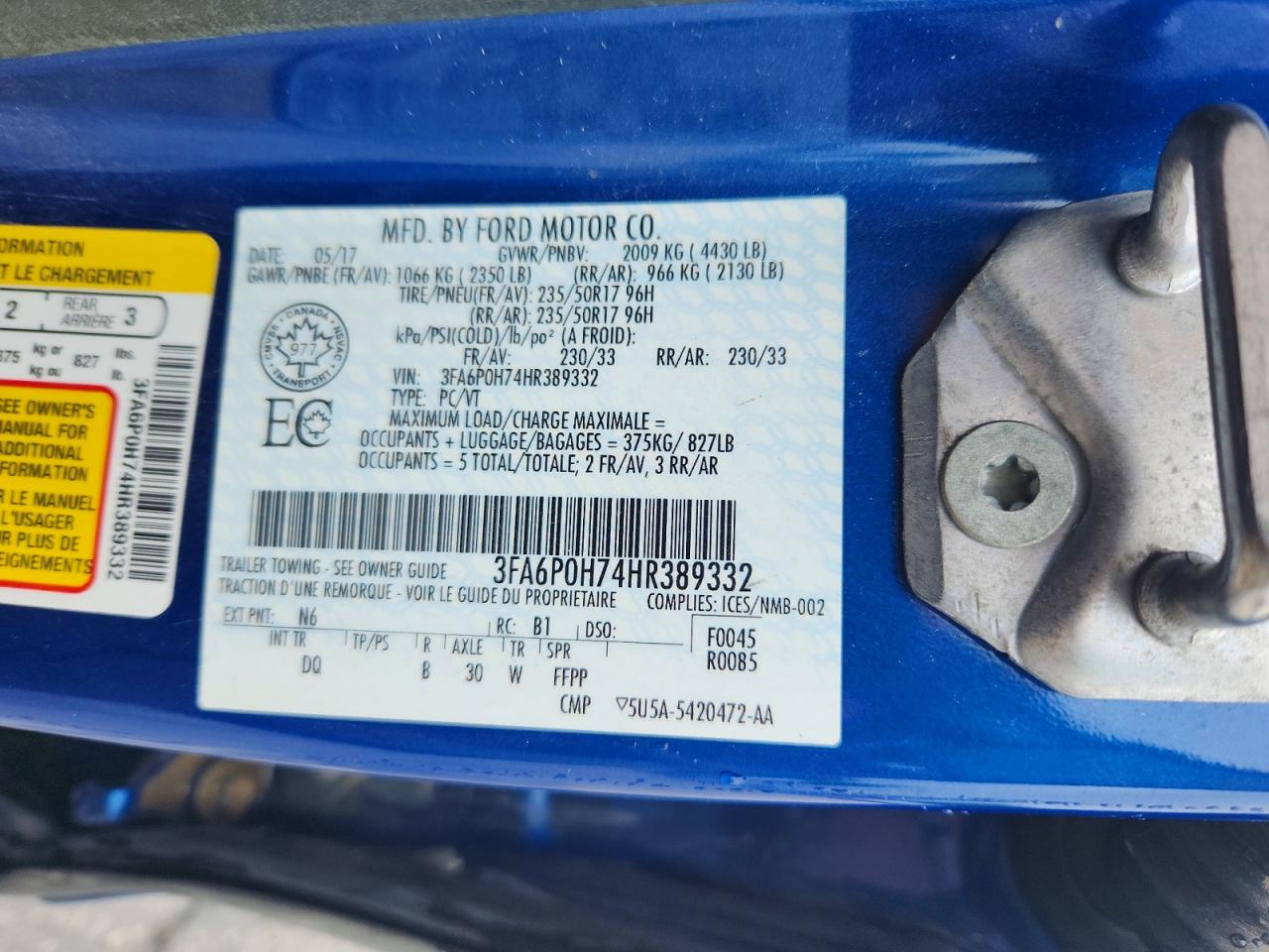 Ford Fusion Se