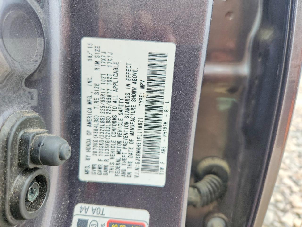 Honda Crv Ex