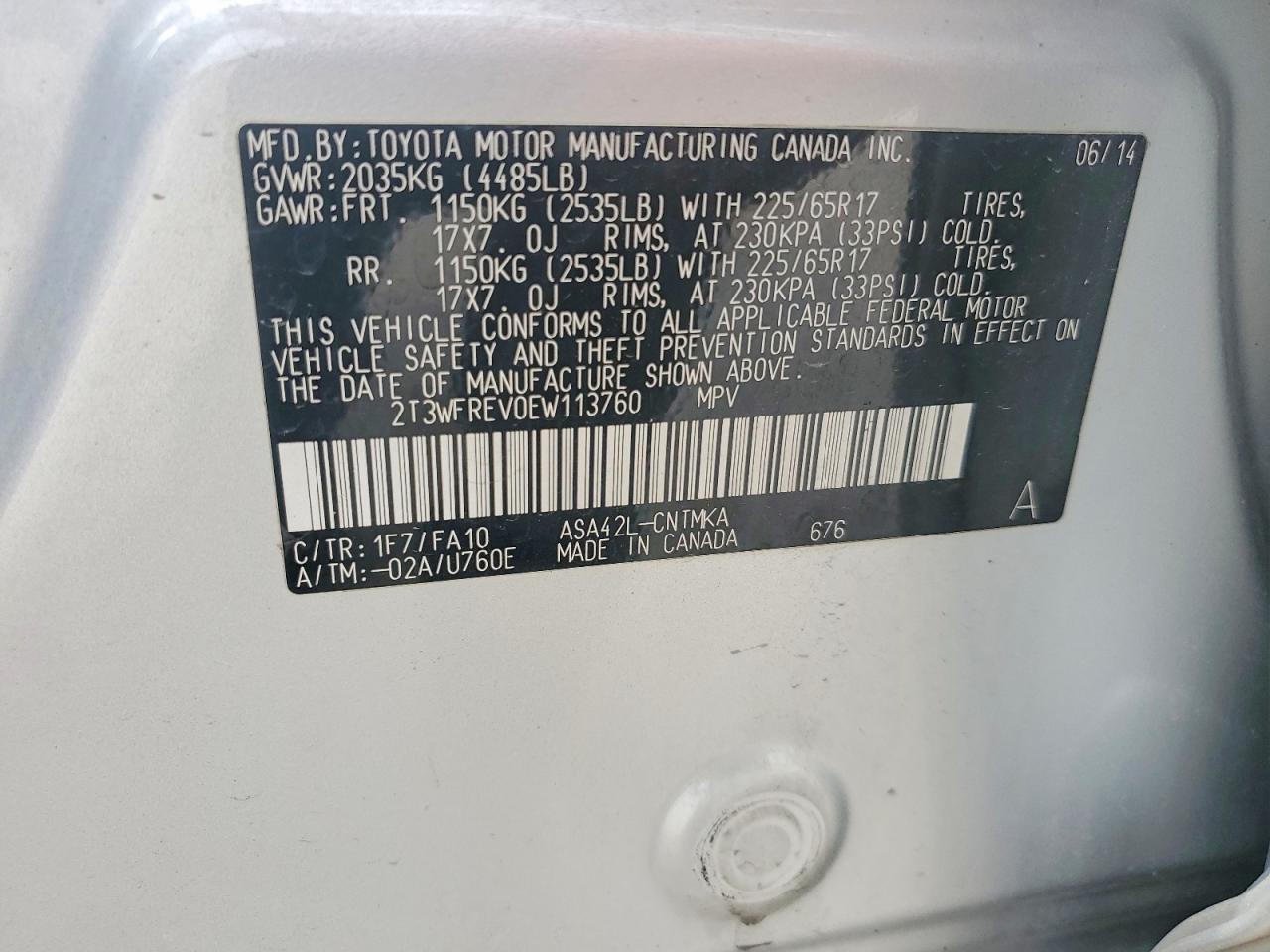 Toyota RAV4 Xle