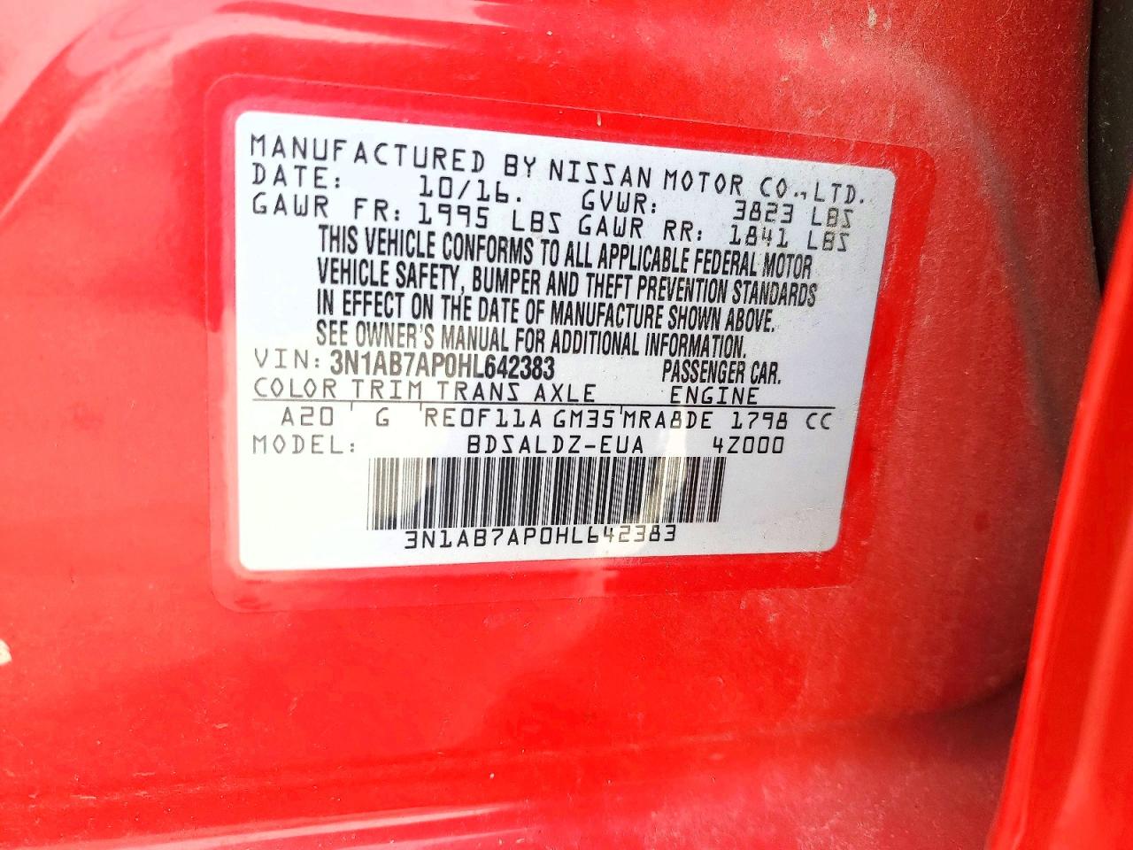 Nissan Sentra Sv