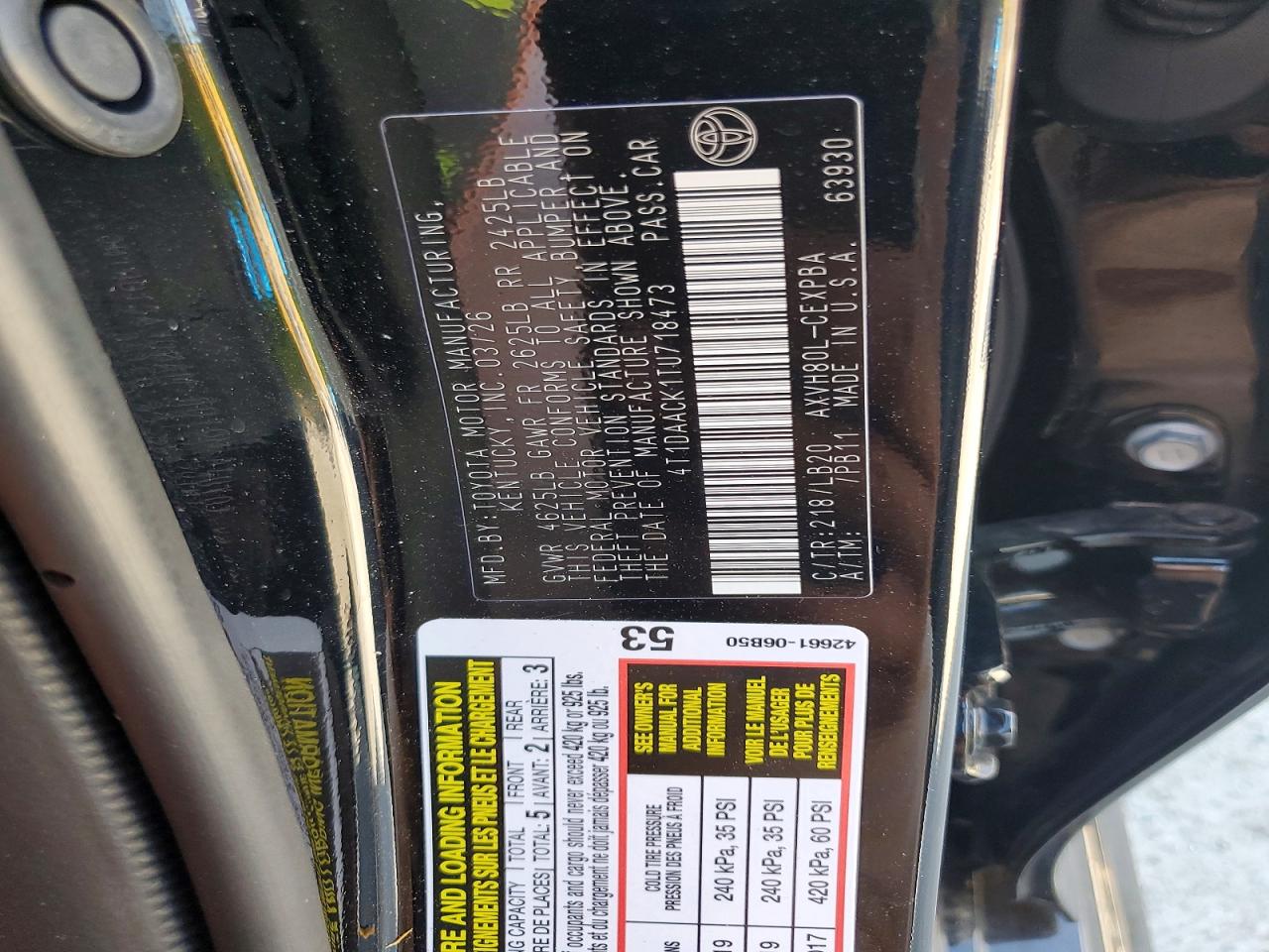 Toyota Camry Xse