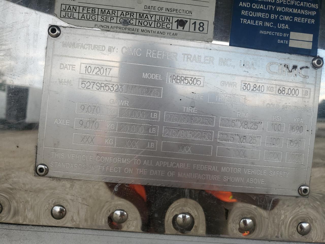 Cimc Reefer Trl