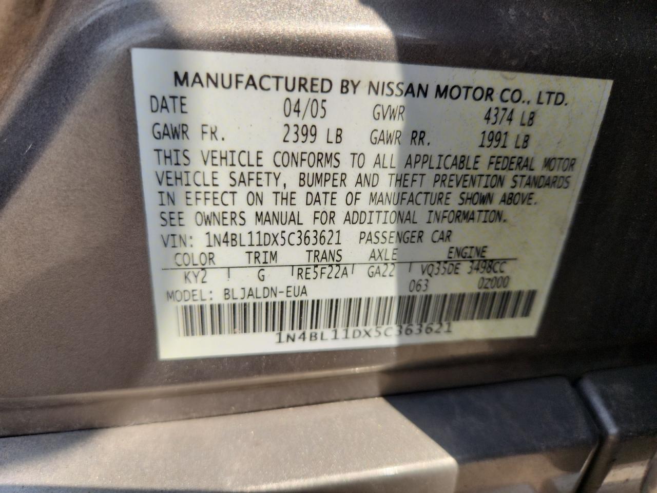 Nissan Altima Se