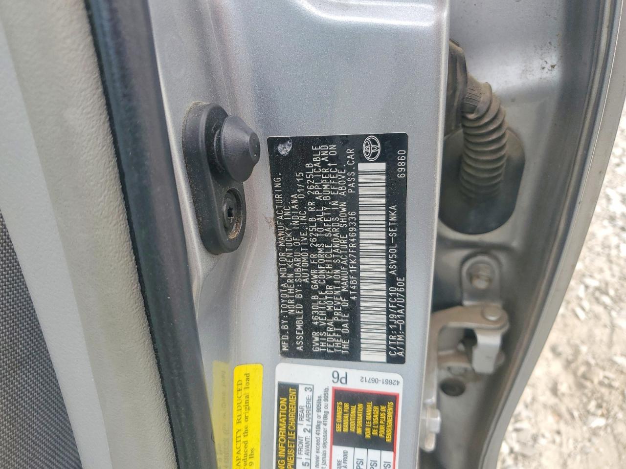 Toyota Camry Le