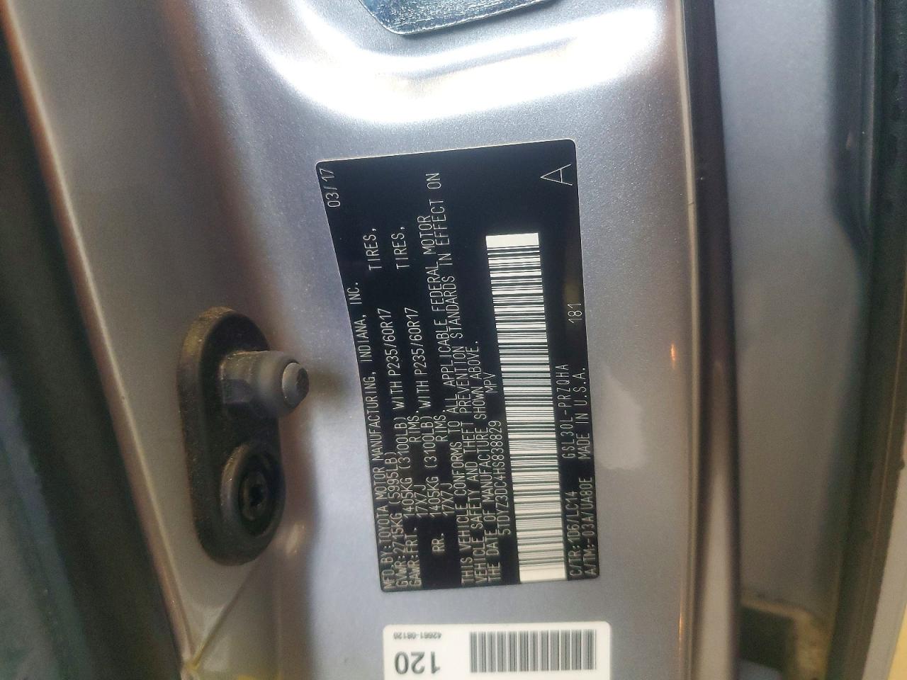 Toyota Sienna Xle 8-passenger