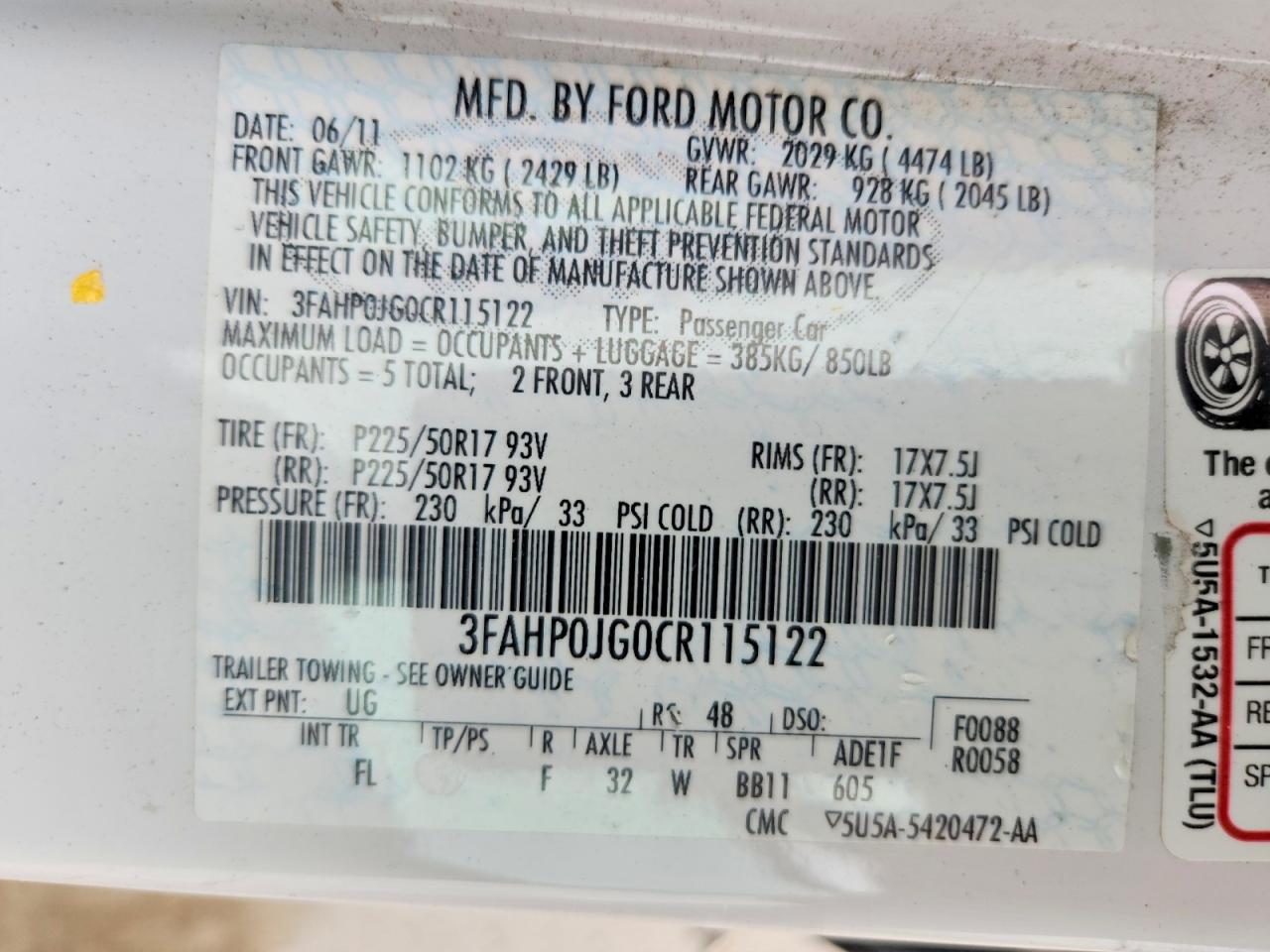 Ford Fusion Sel