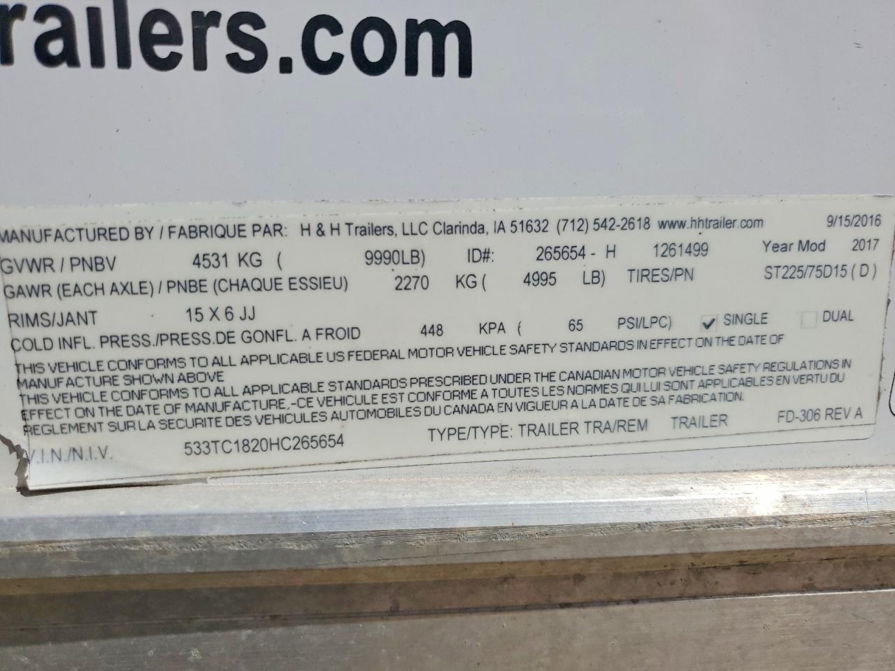 H & H Trailers Other