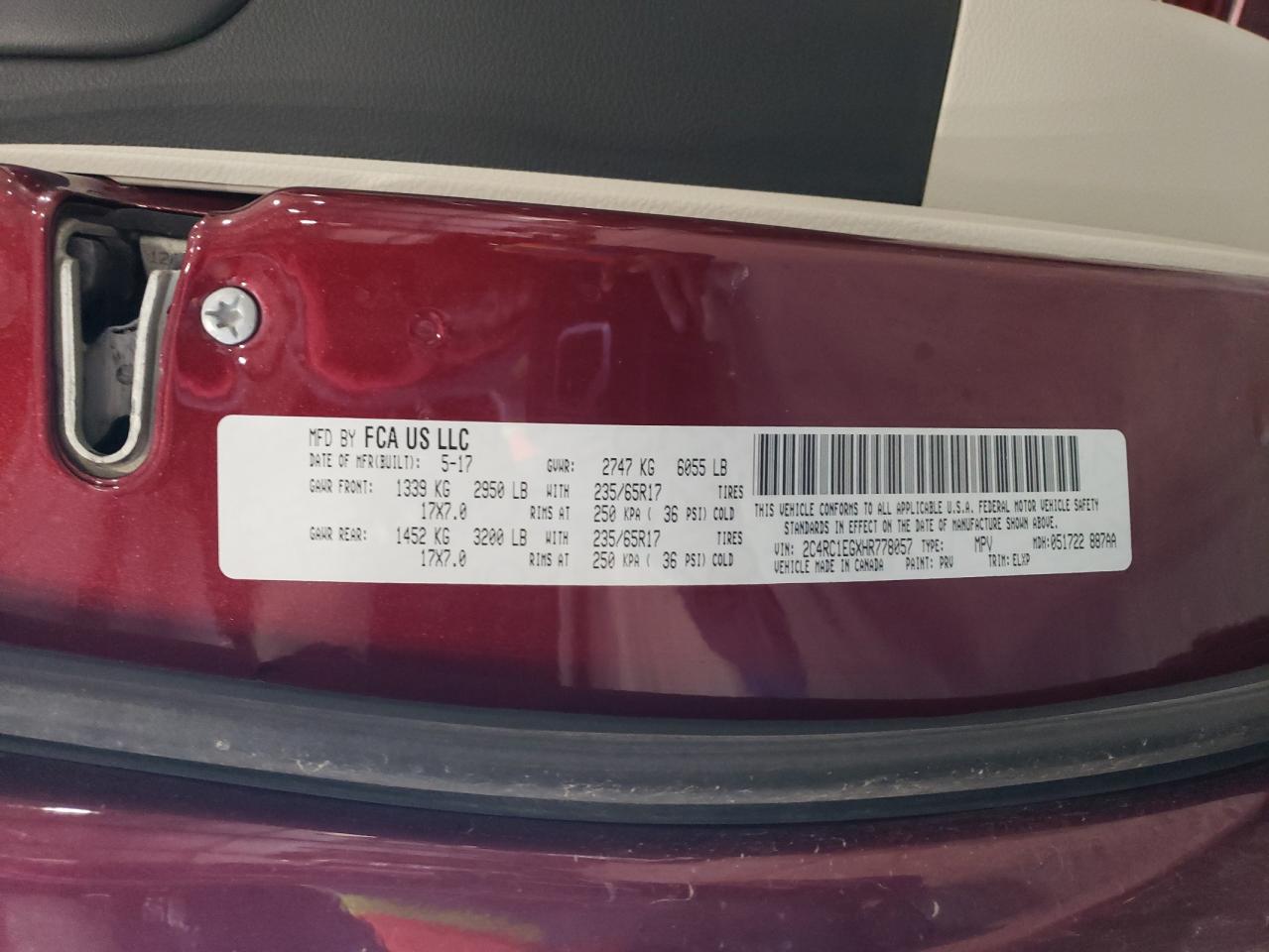 Chrysler Pacifica Touring L Plus
