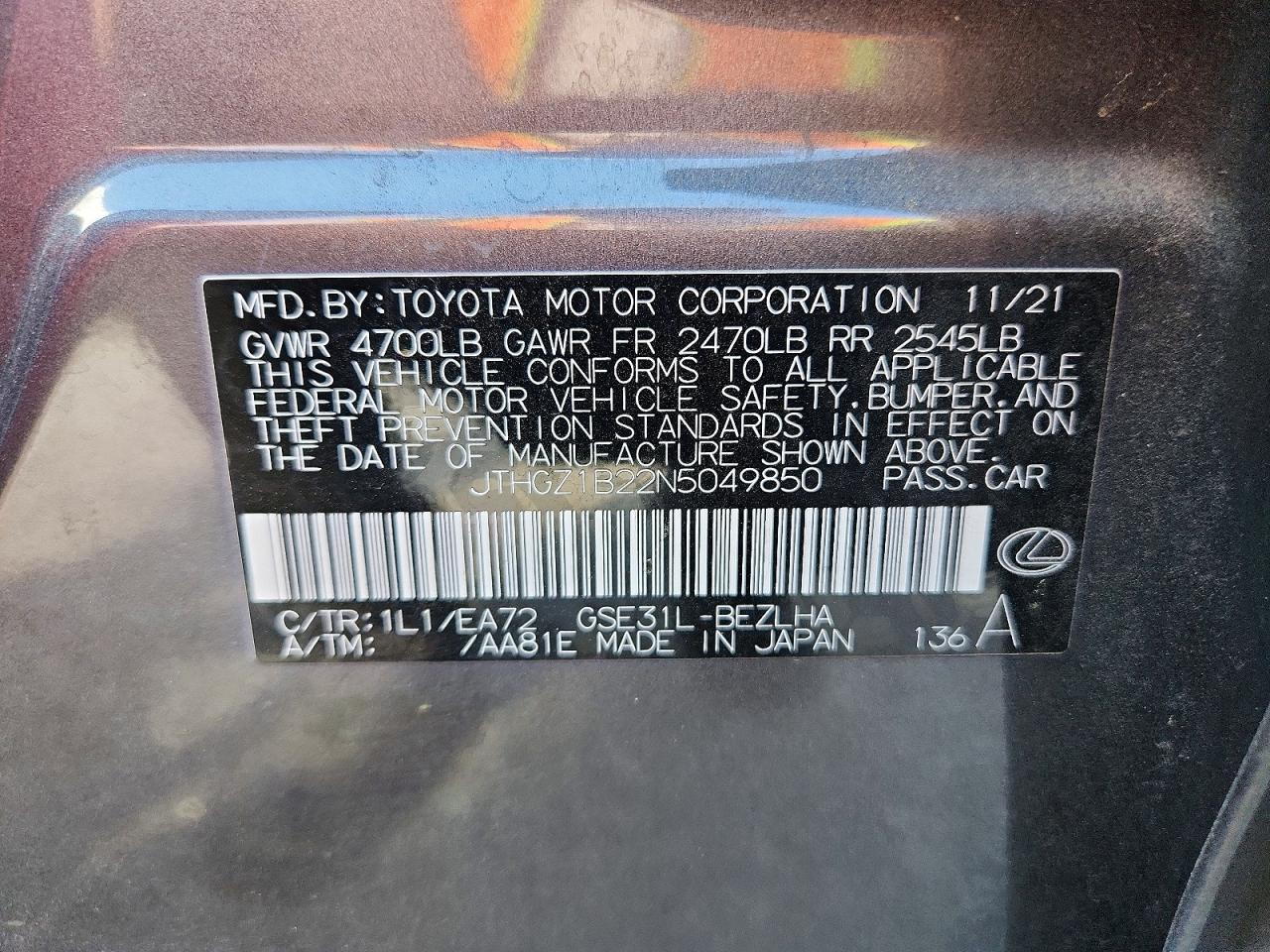 Lexus Is 350 F Sport