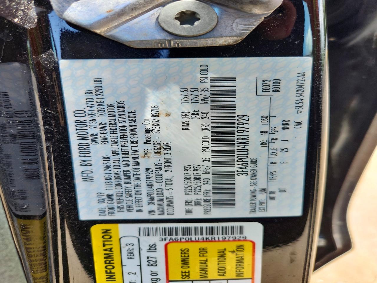 Ford Fusion Se