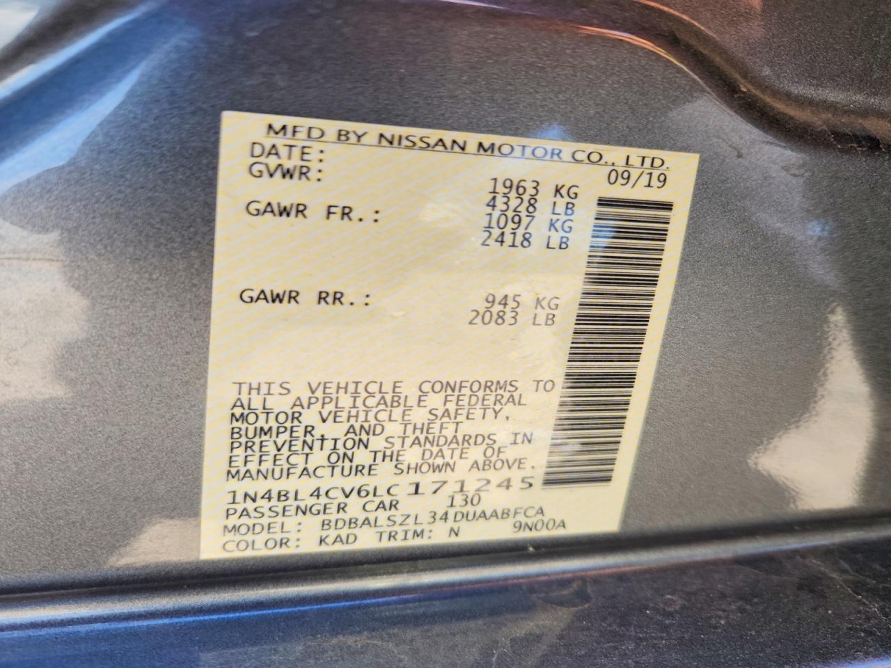 Nissan Altima Sr