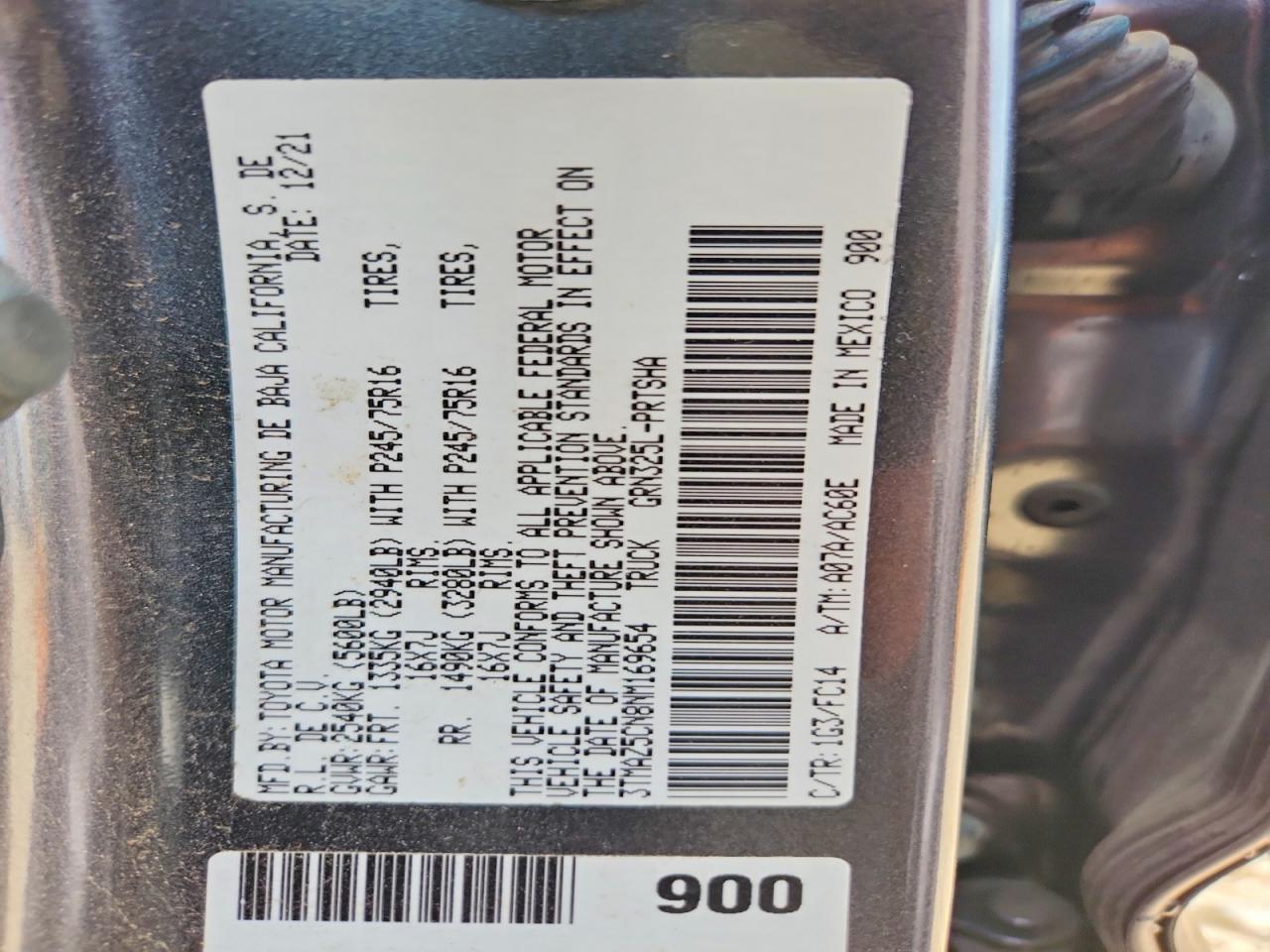 Toyota Tacoma Sr5 V6