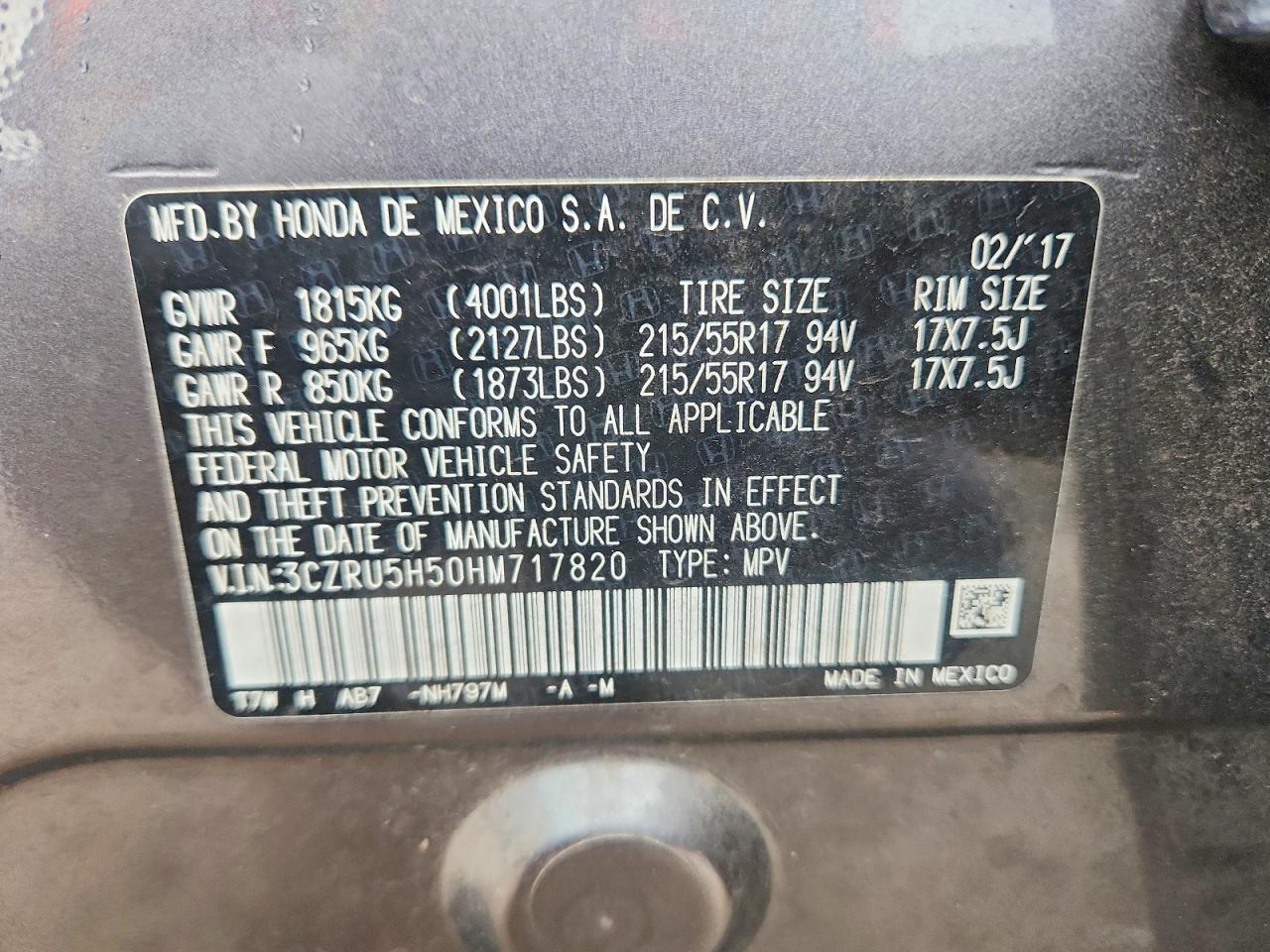 Honda HR-V Ex