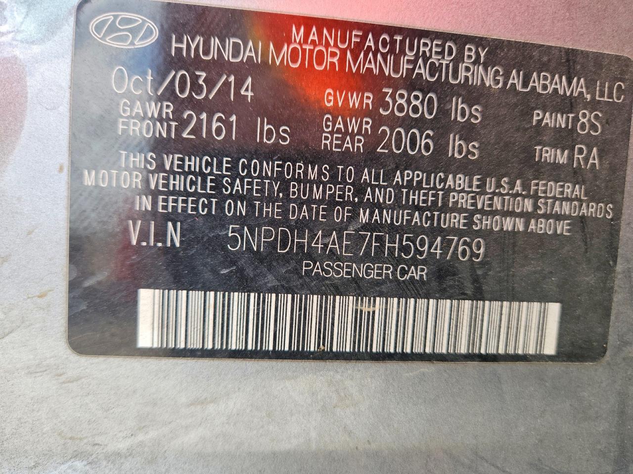 Hyundai ELANTRA Se