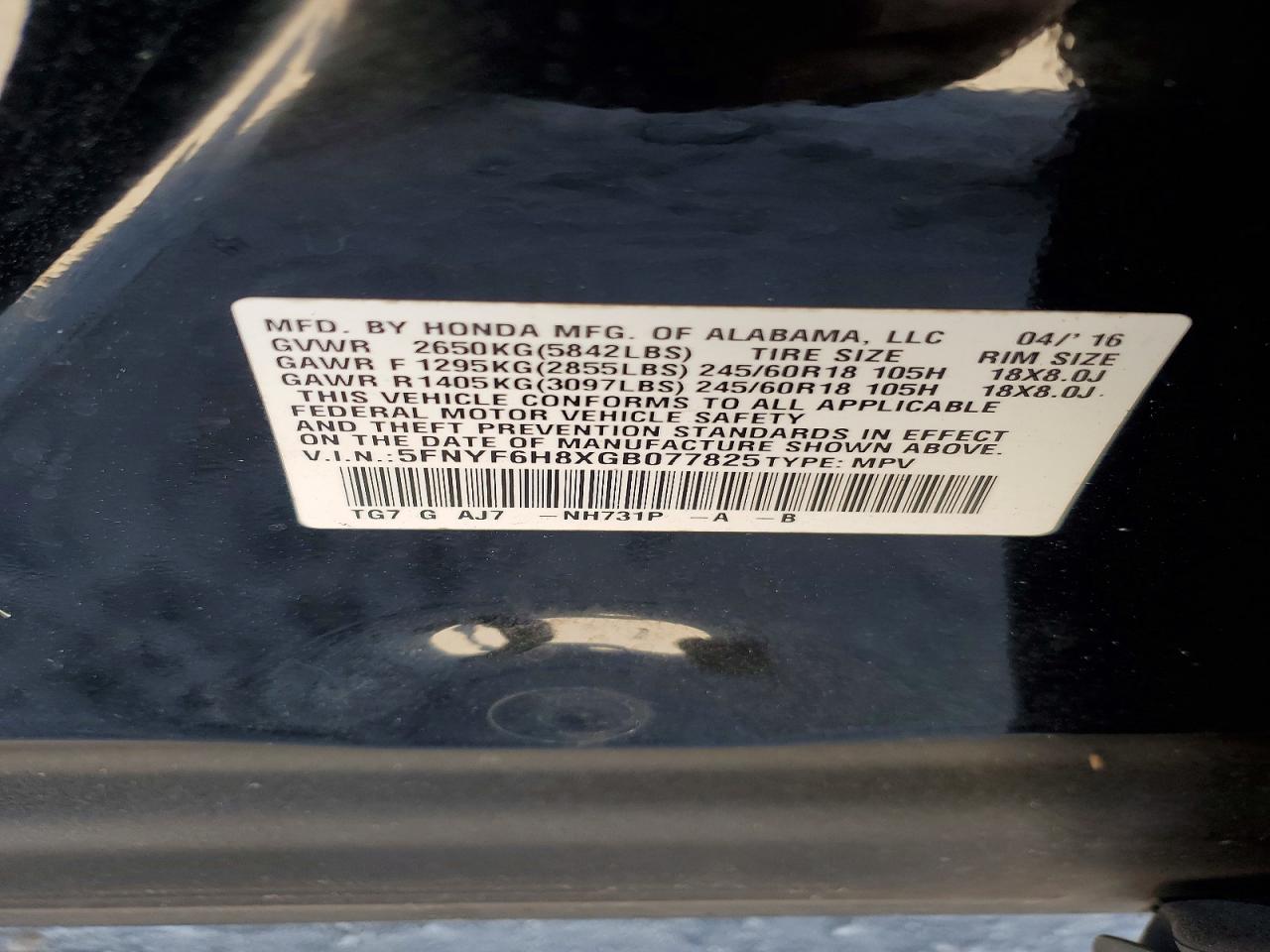 Honda Pilot Exl