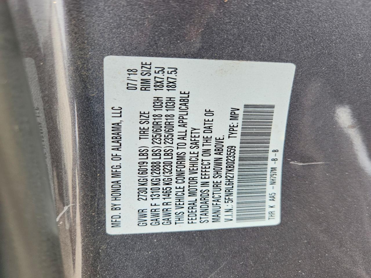 Honda Odyssey Lx