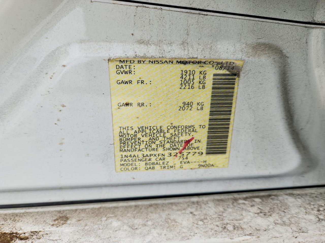 Nissan Altima 2.5 S