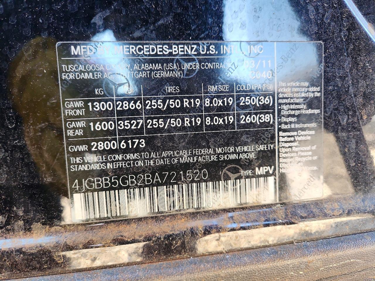 Mercedes-Benz M-Class 350