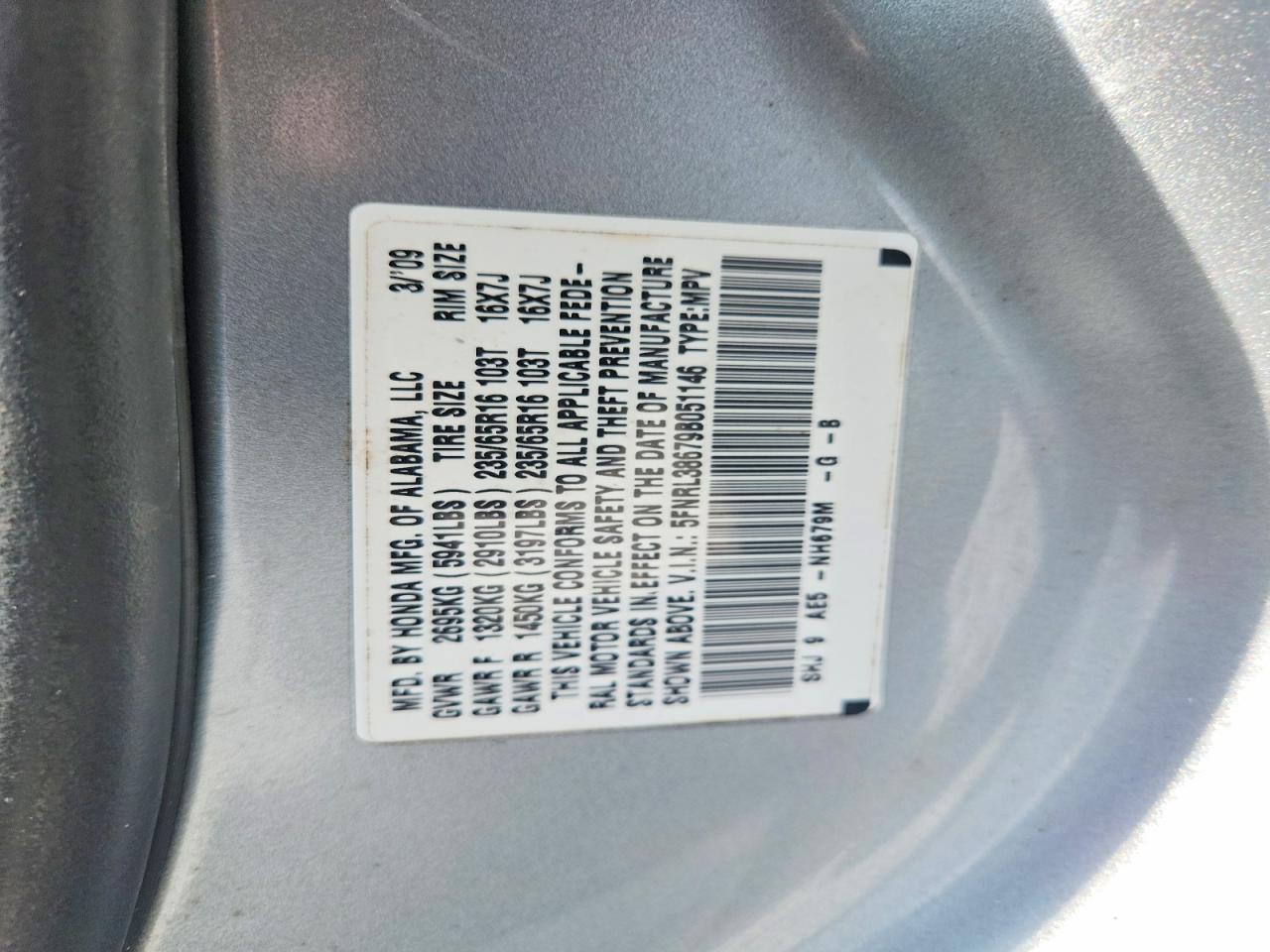 Honda Odyssey Exl