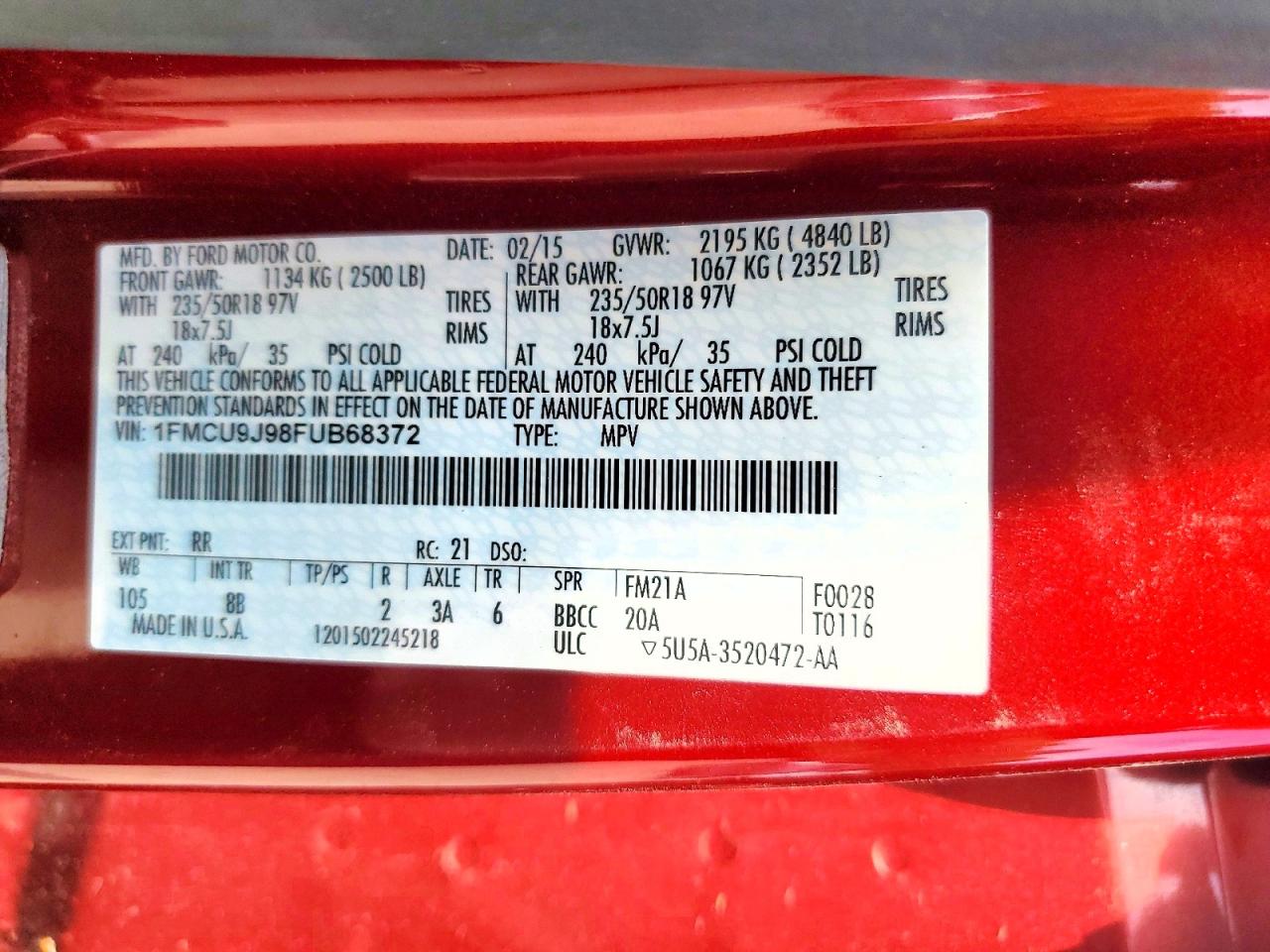 Ford Escape Titanium