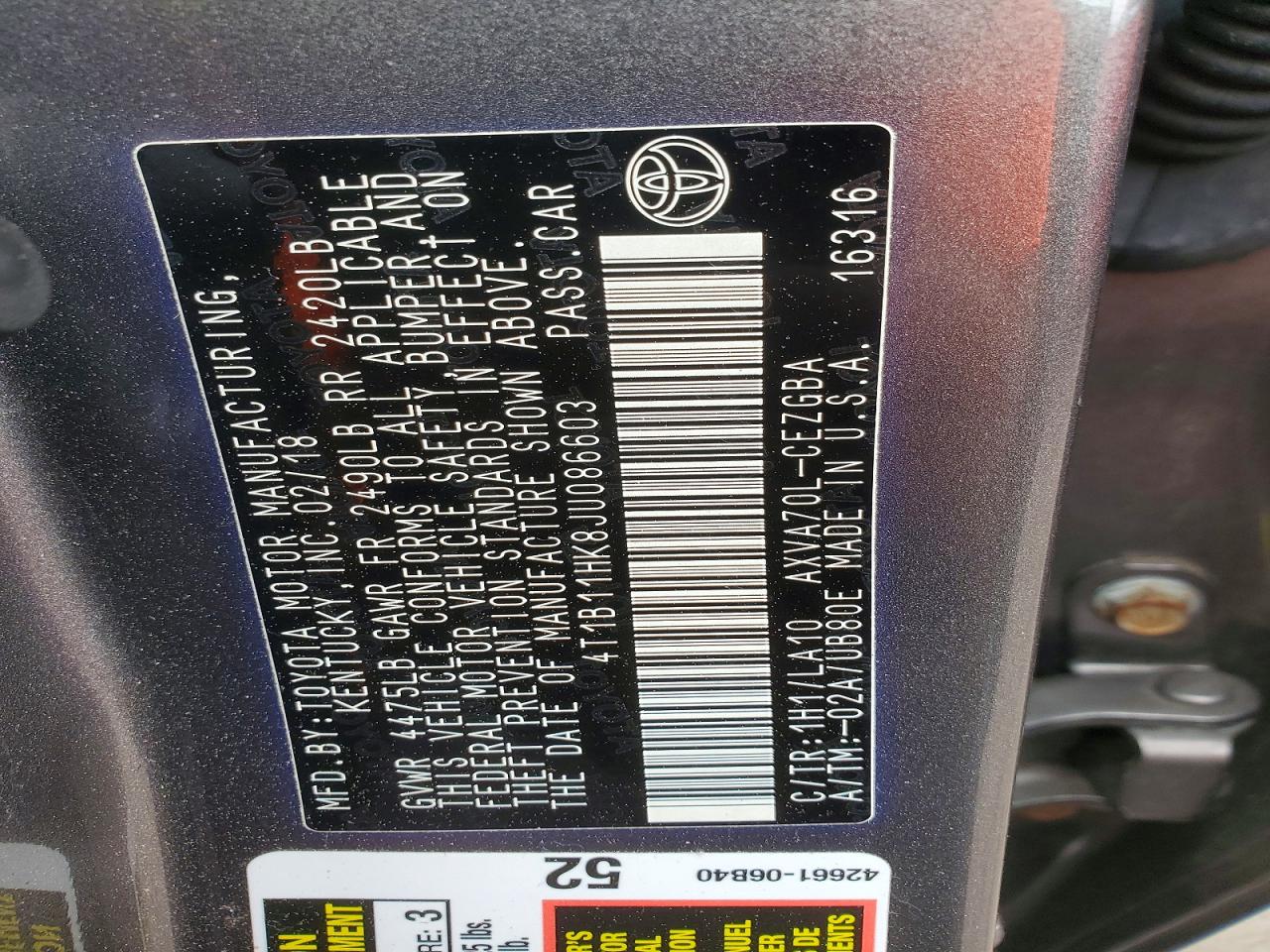 Toyota Camry Xle