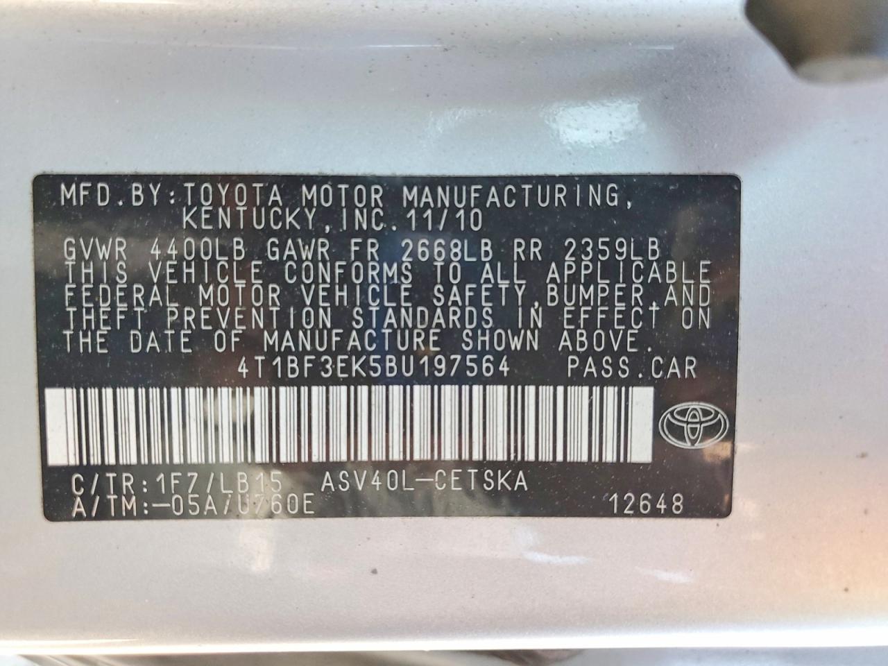 Toyota Camry Se