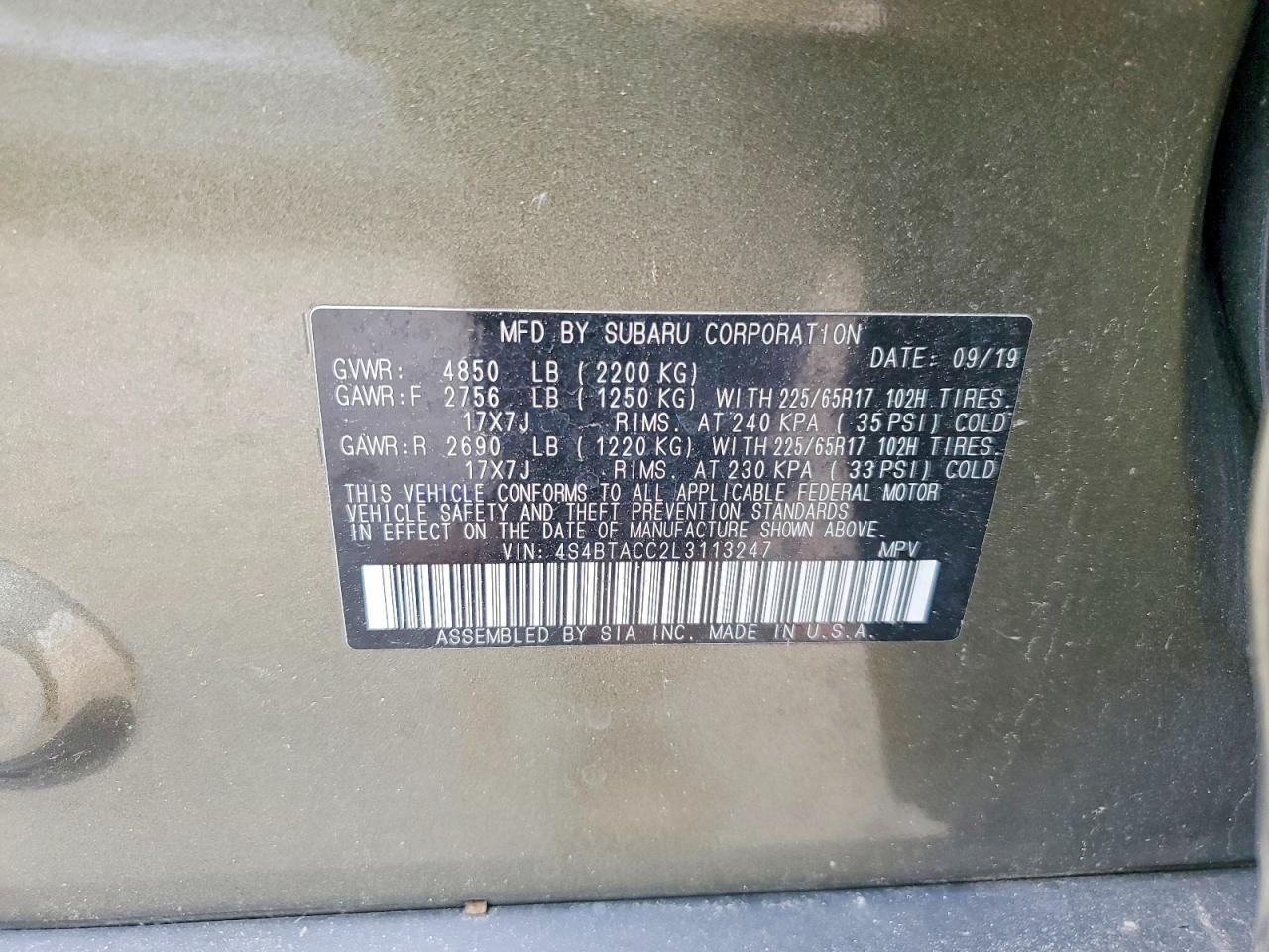 Subaru Outback Premium