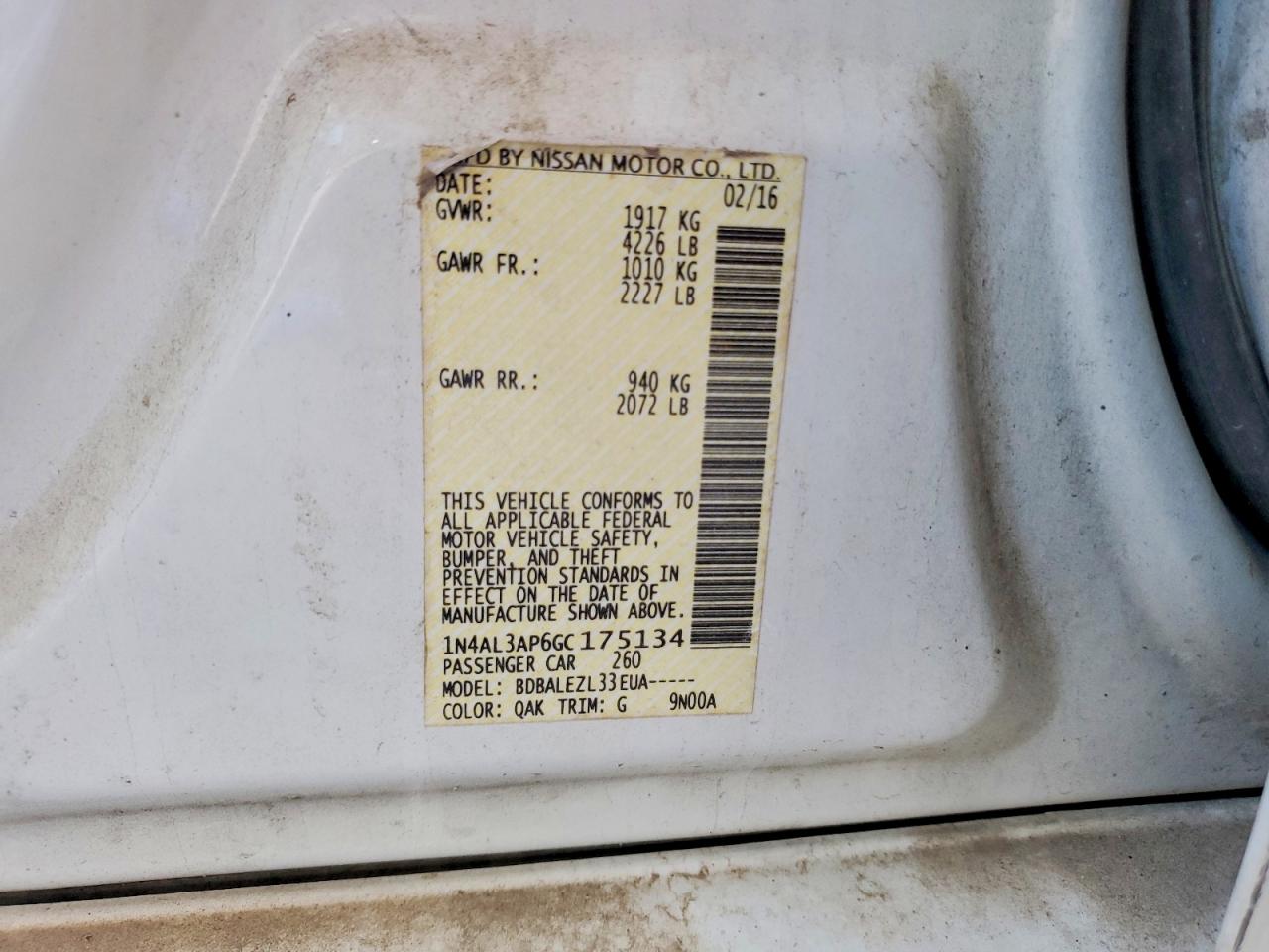 Nissan Altima 2.5 S