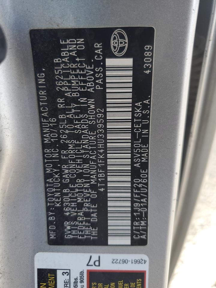 Toyota Camry Le