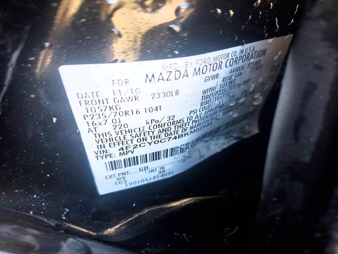 Mazda Tribute I