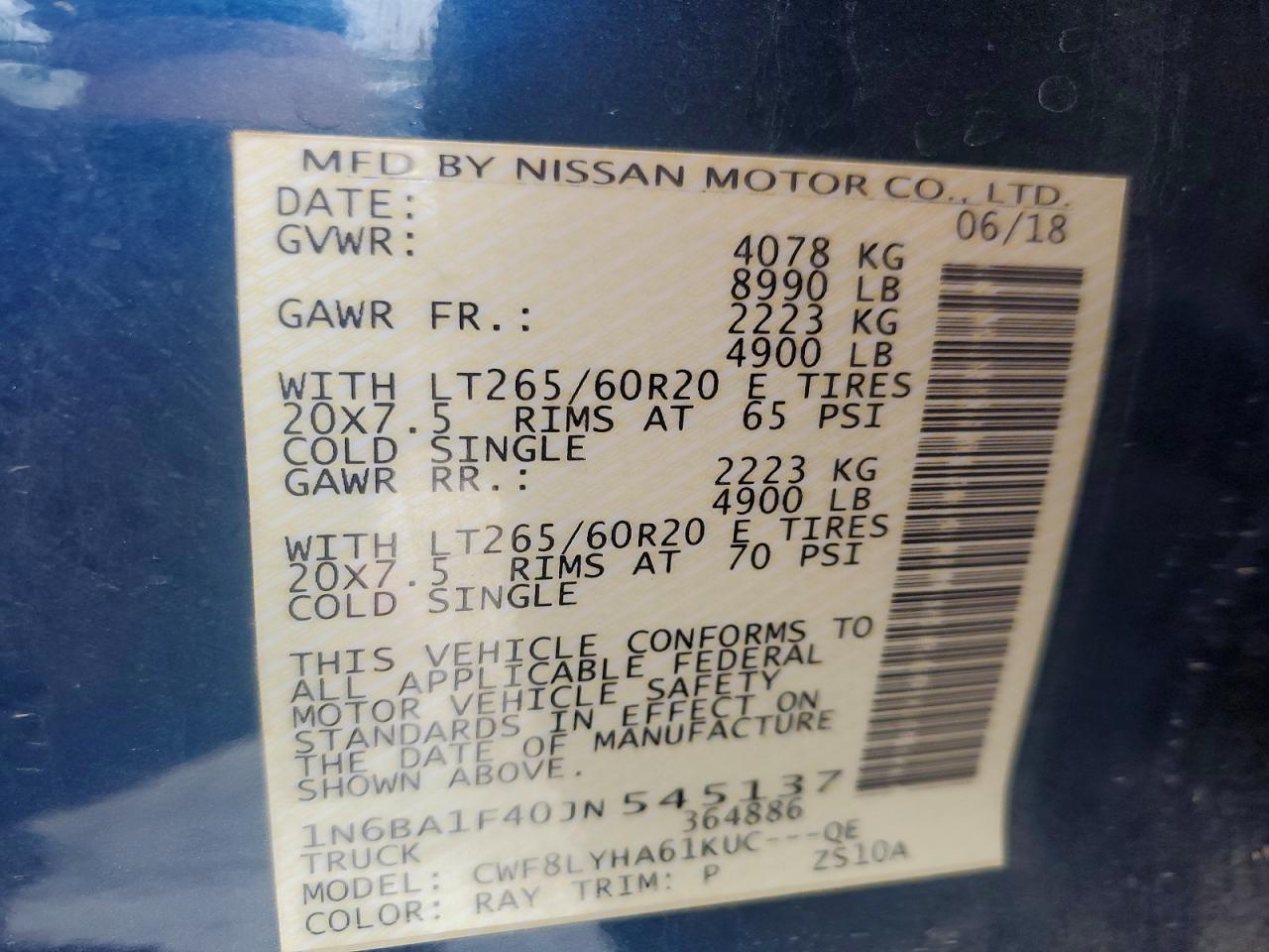 Nissan Titan Platinum Reserve