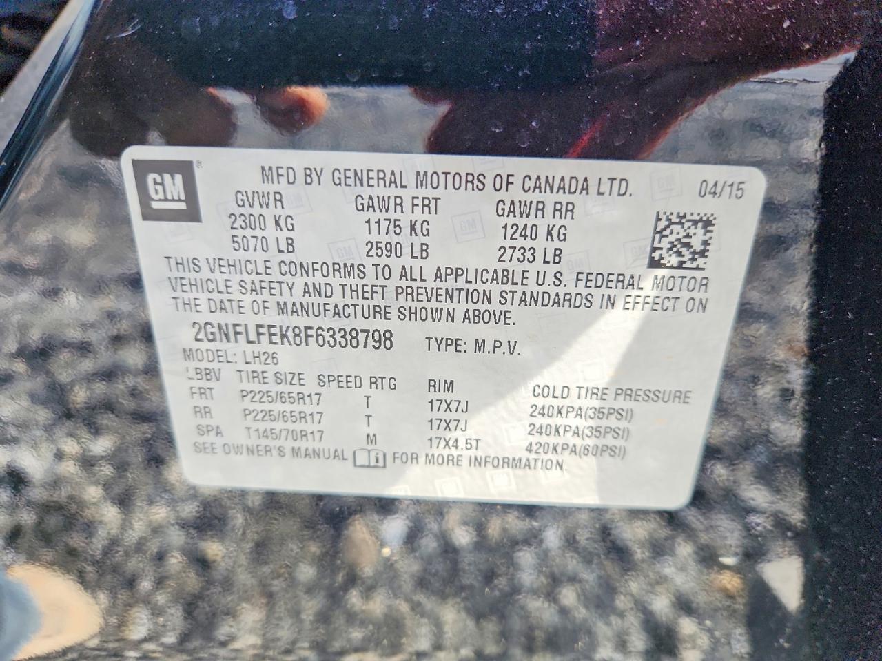 Chevrolet Equinox Lt