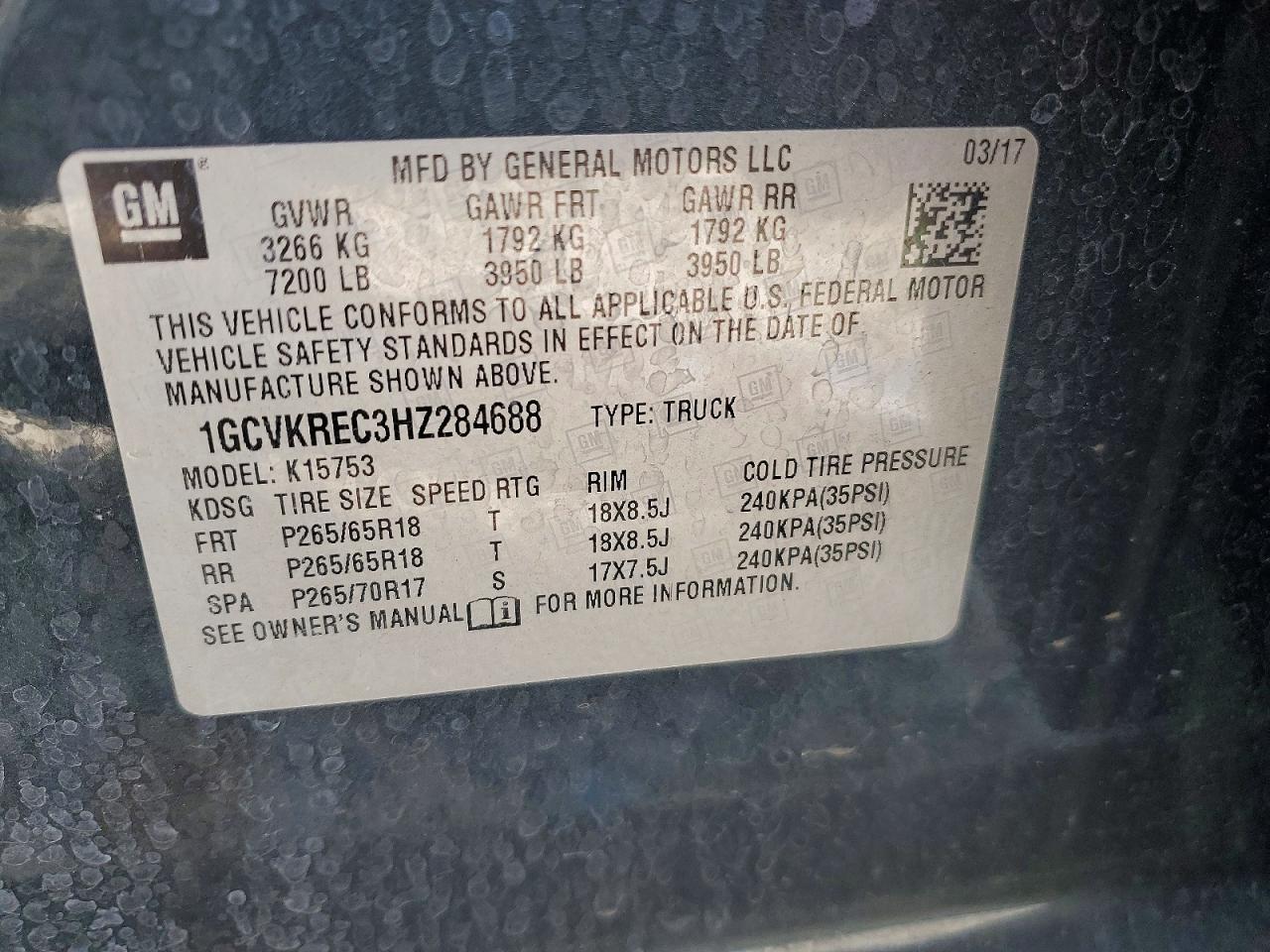 Chevrolet Silverado K1500 Lt