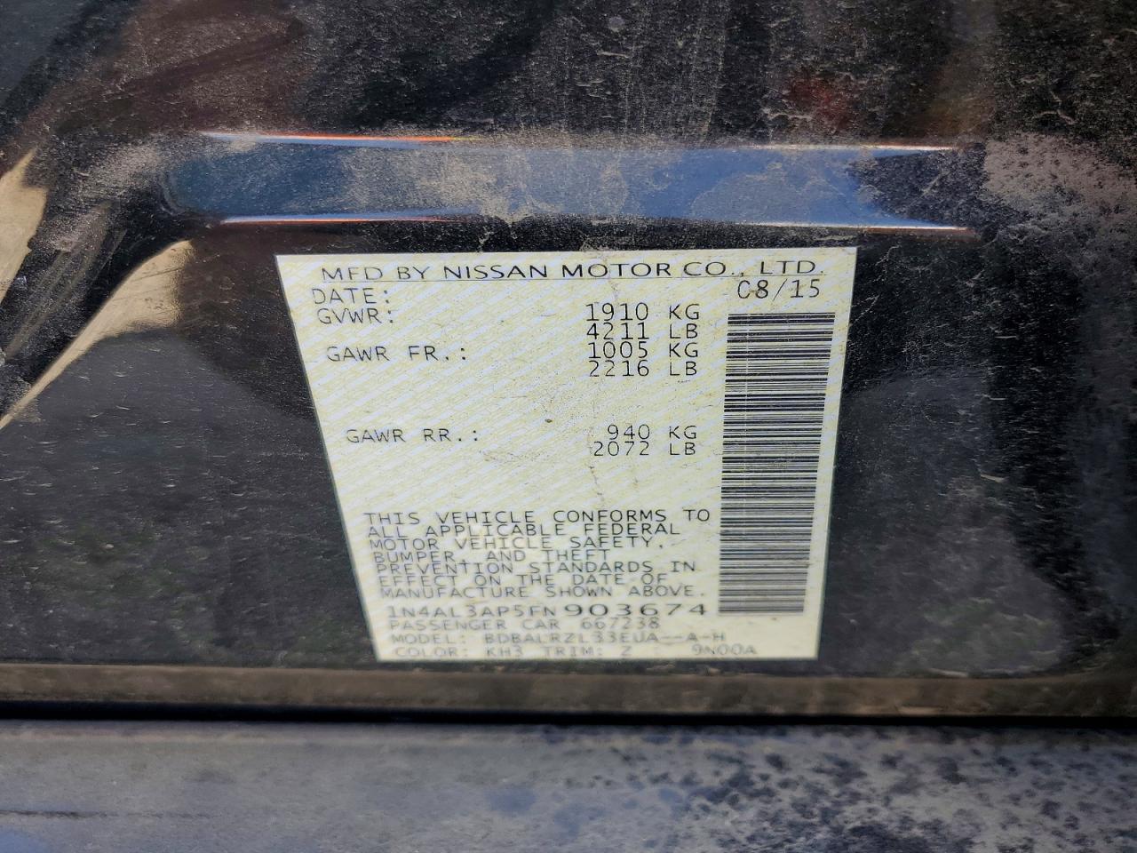 Nissan Altima 2.5 Sl