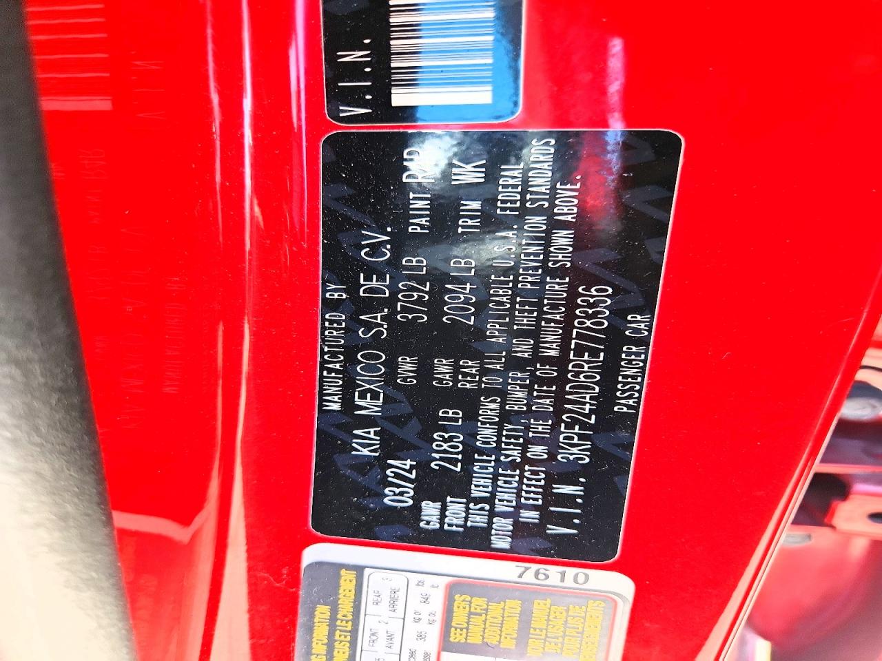Kia Forte Lxs