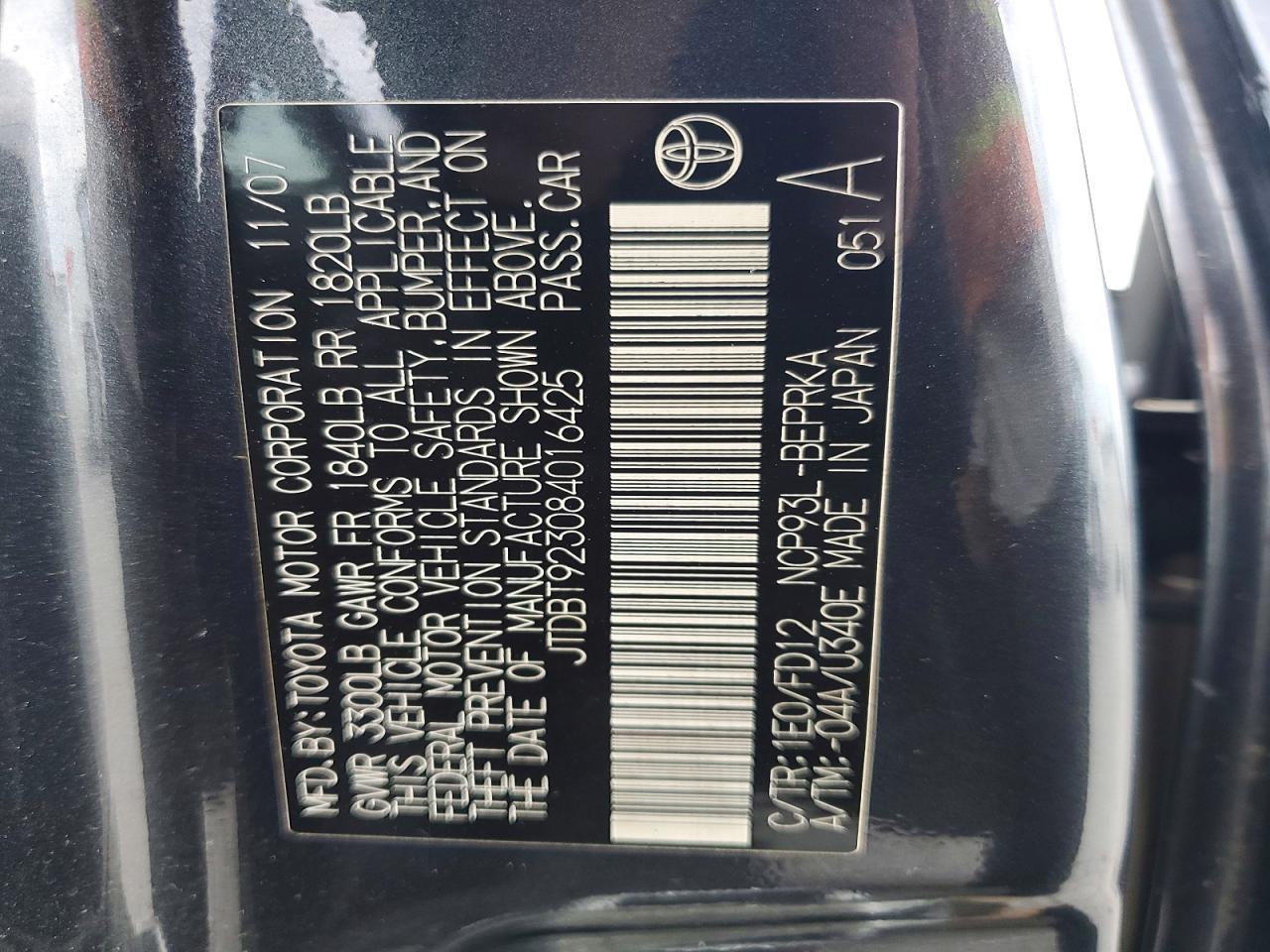 Toyota Yaris Base