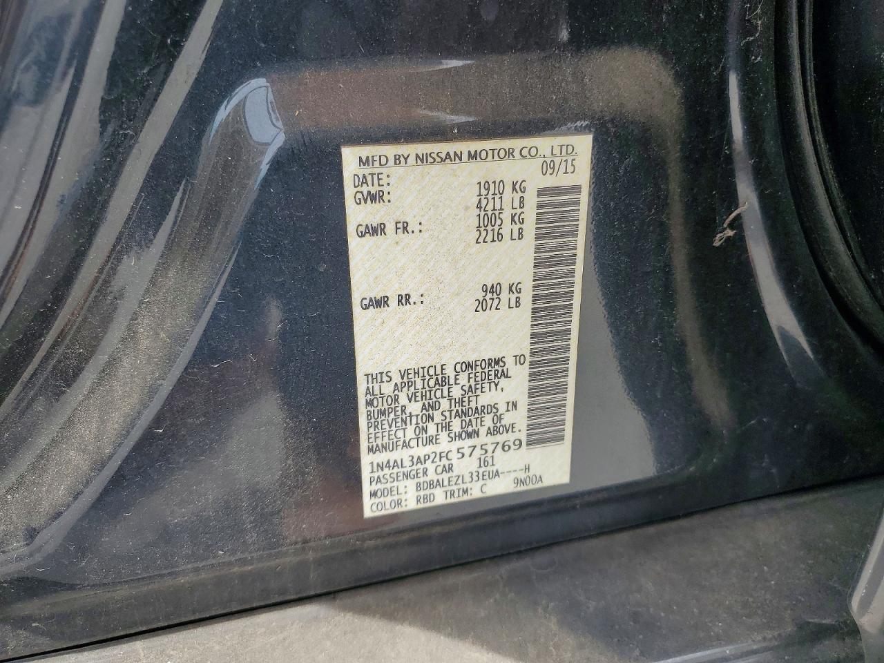 Nissan Altima 2.5 S