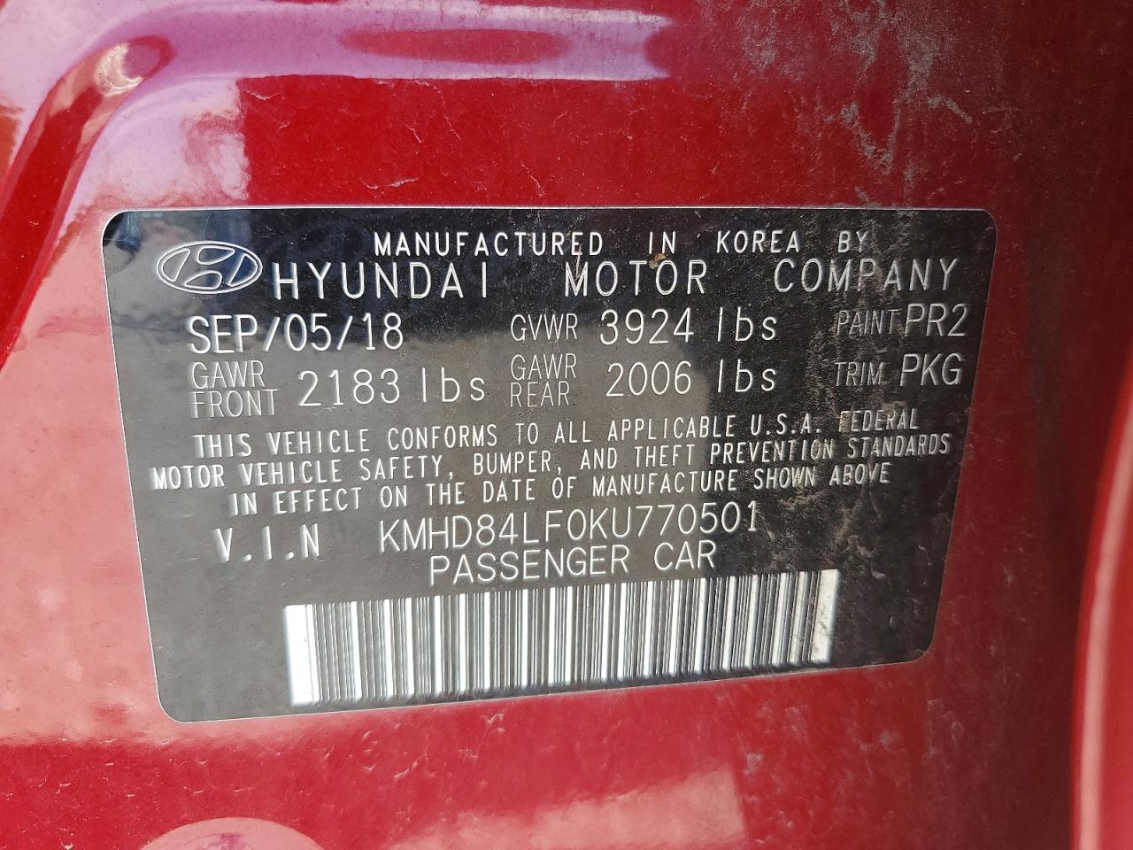 Hyundai ELANTRA Sel