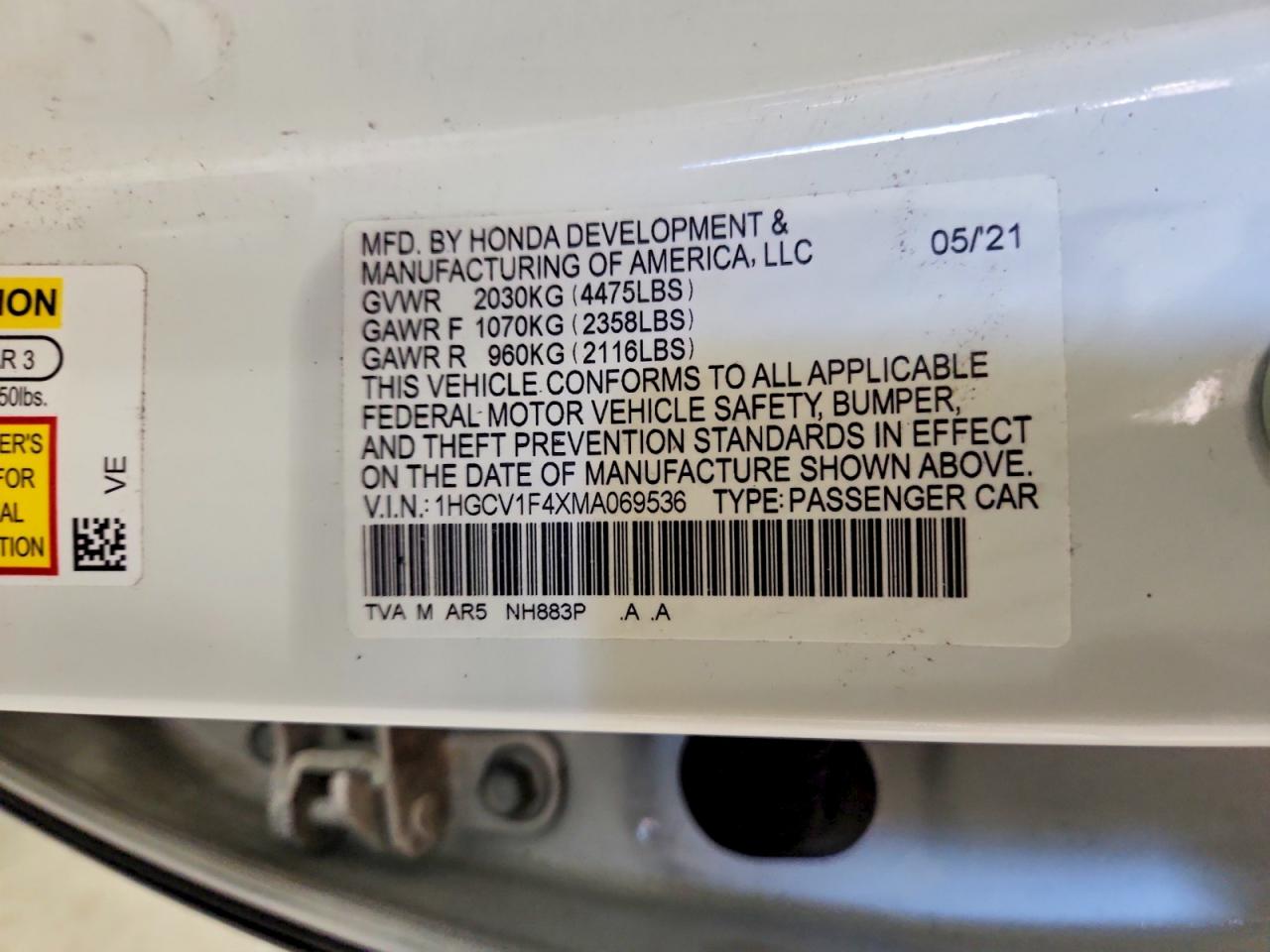 Honda Accord Sport Se
