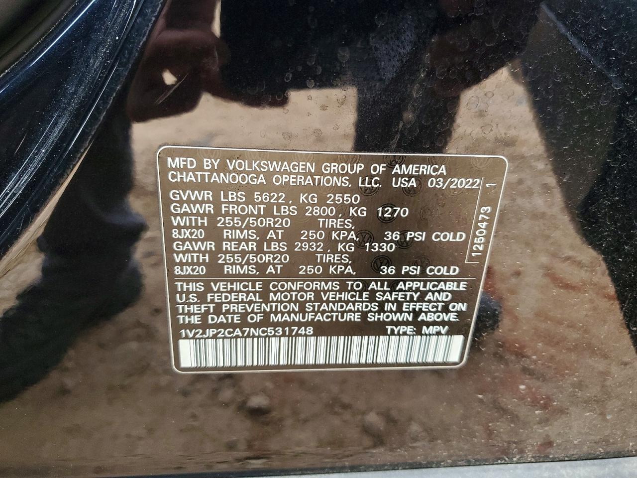 Volkswagen Atlas Se