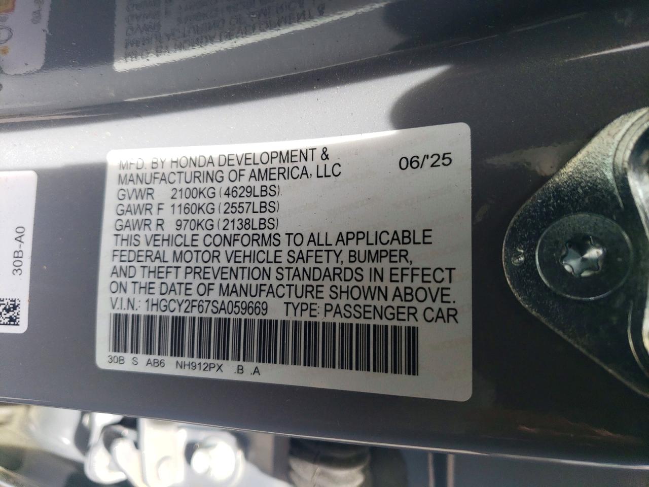 Honda Accord Hybrid Exl