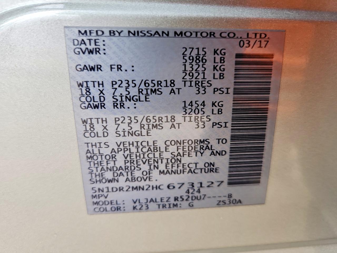 Nissan Pathfinder Sv