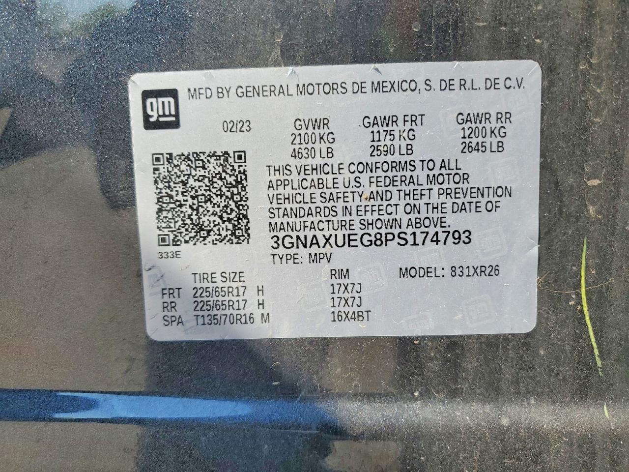 Chevrolet Equinox Lt