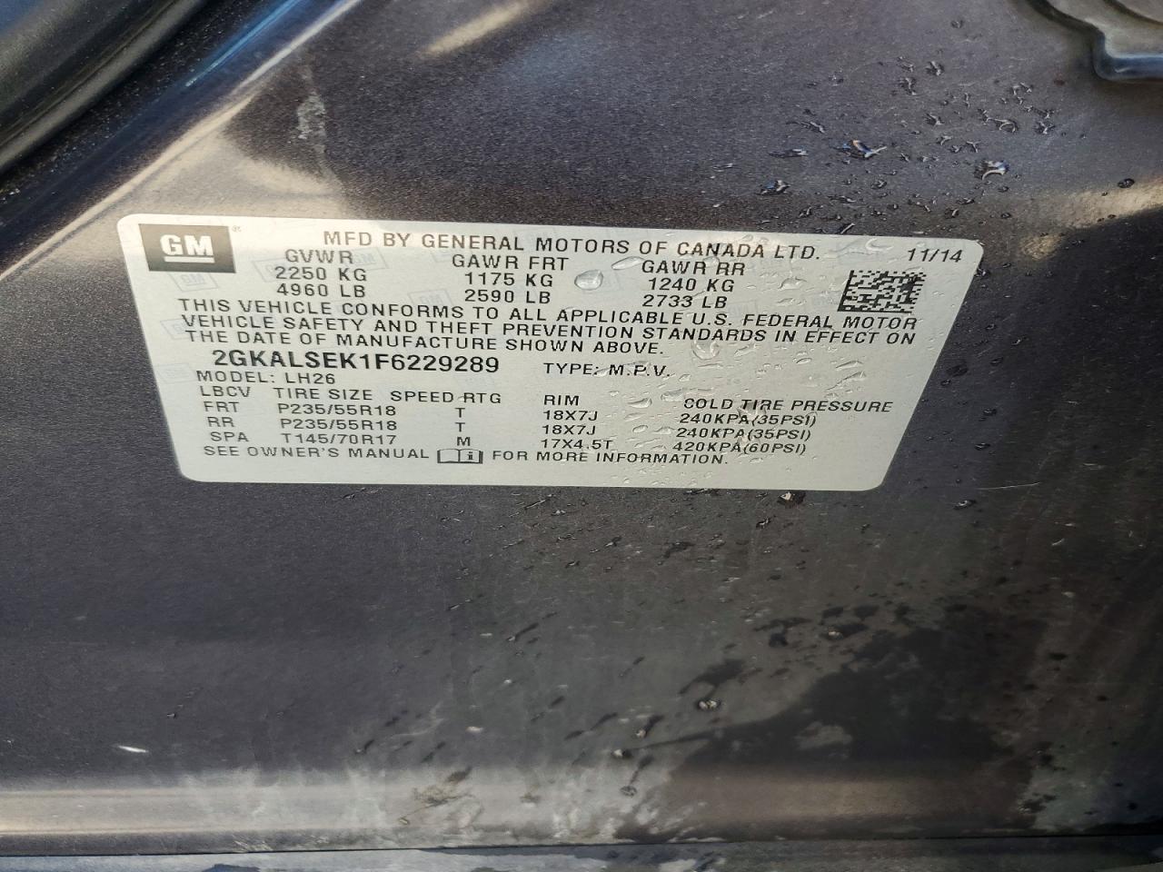 GMC Terrain Slt