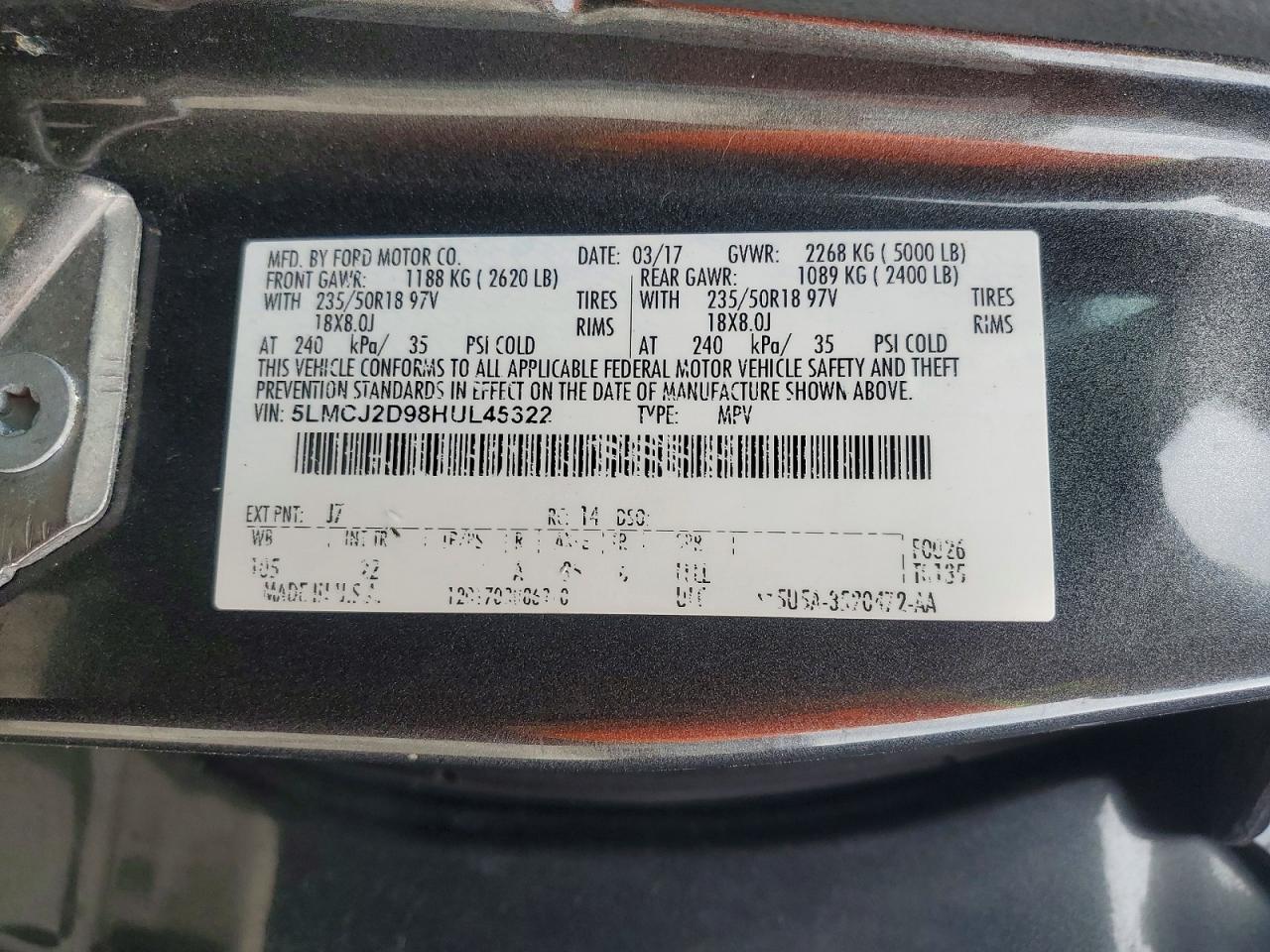 Lincoln MKC Select