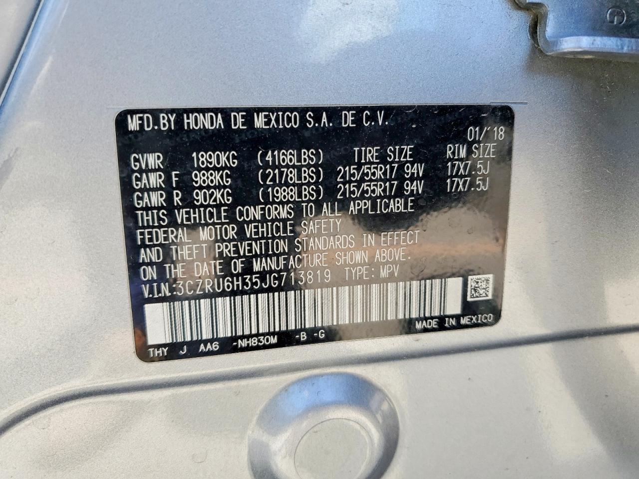 Honda HR-V Lx