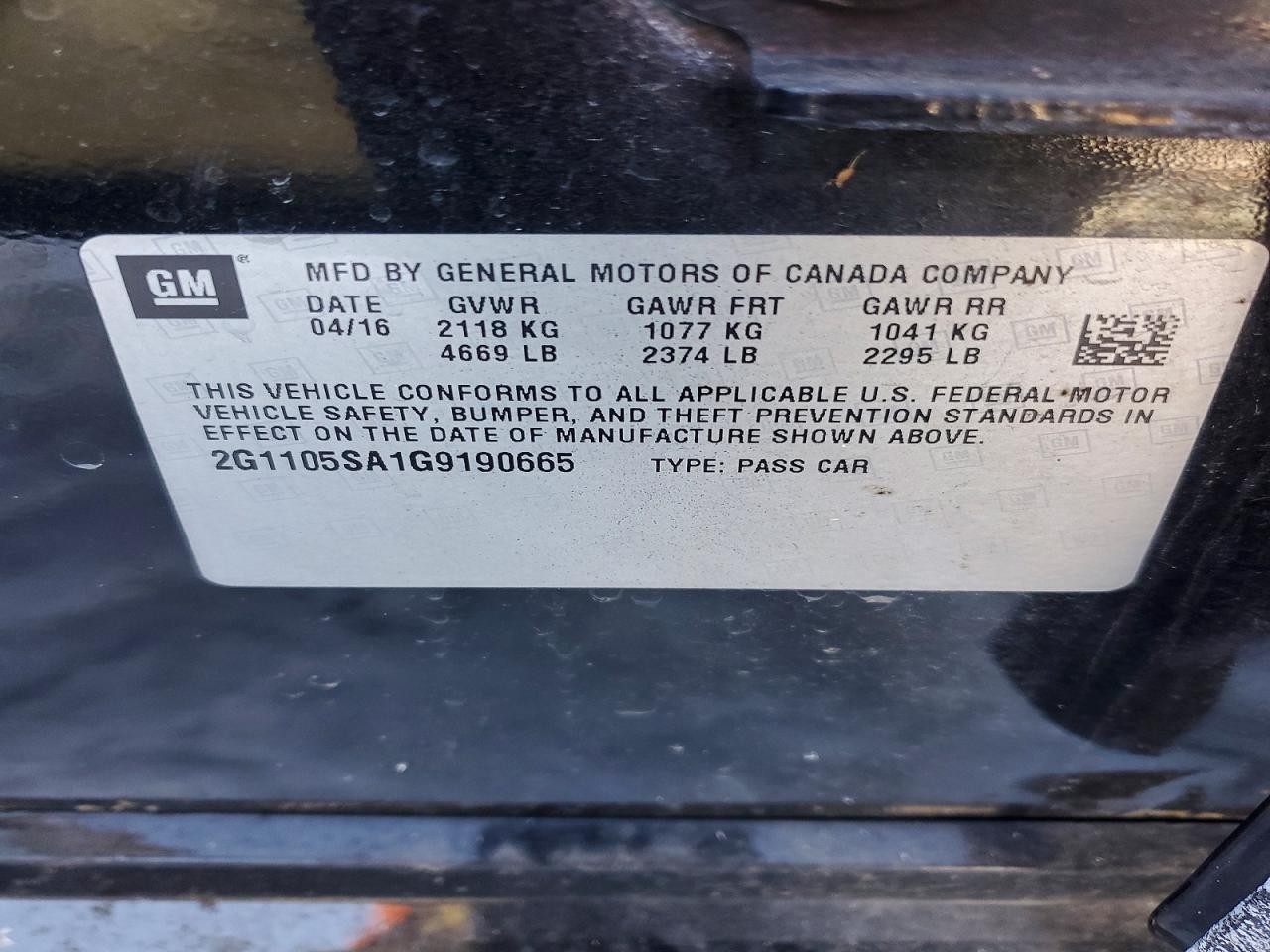 Chevrolet Impala Lt