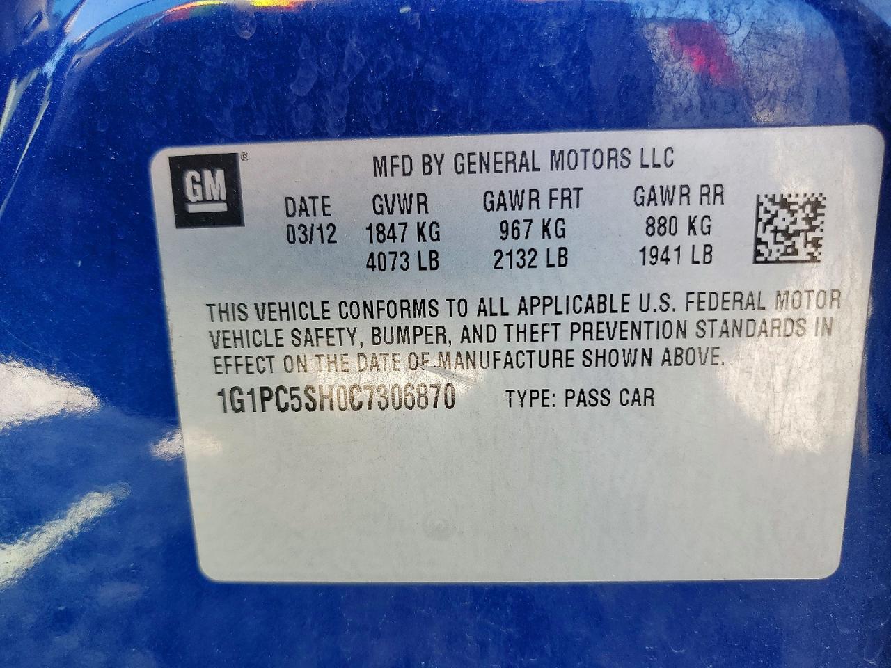 Chevrolet Cruze Ls